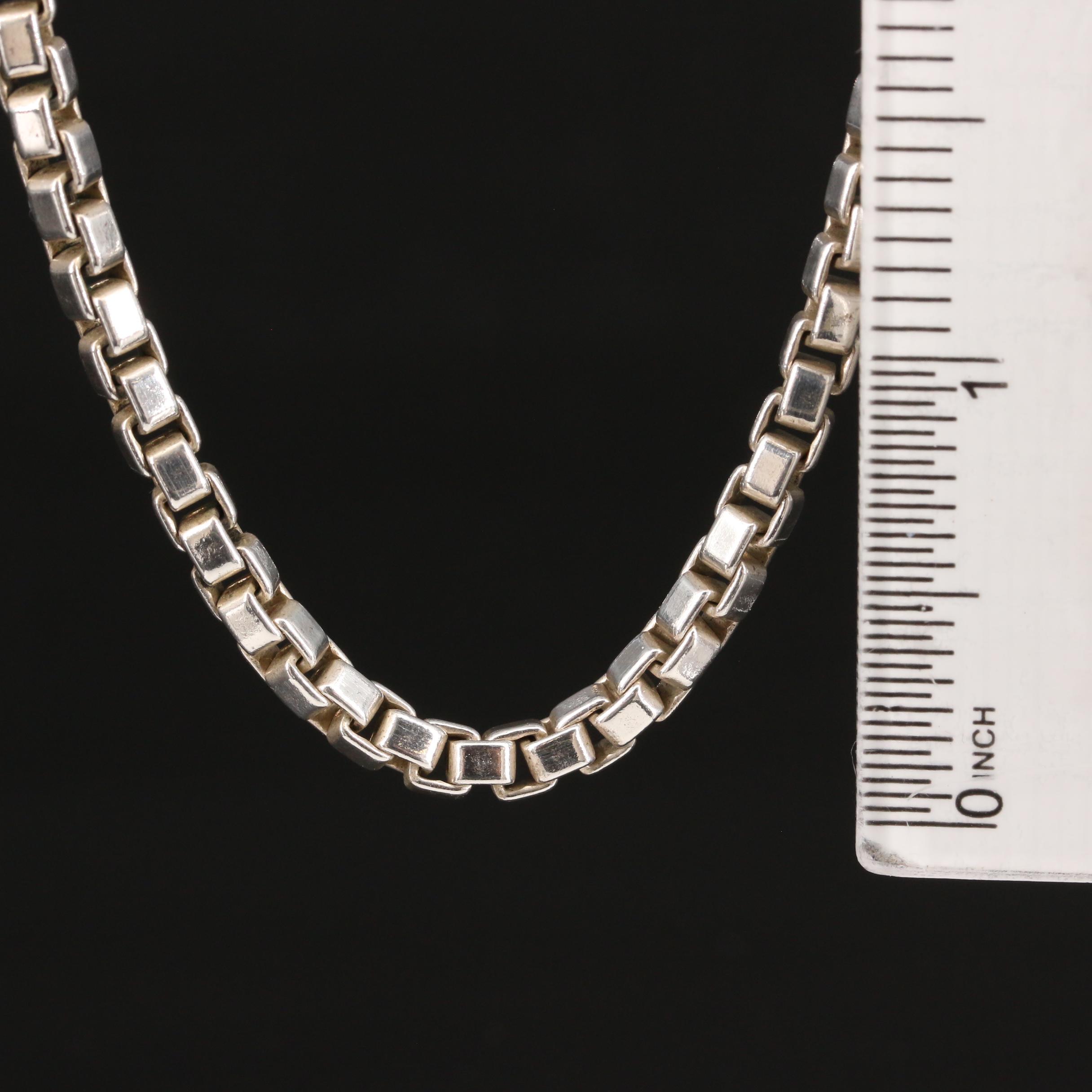 Tiffany & Co. Sterling Silver Venetian Link Necklace
