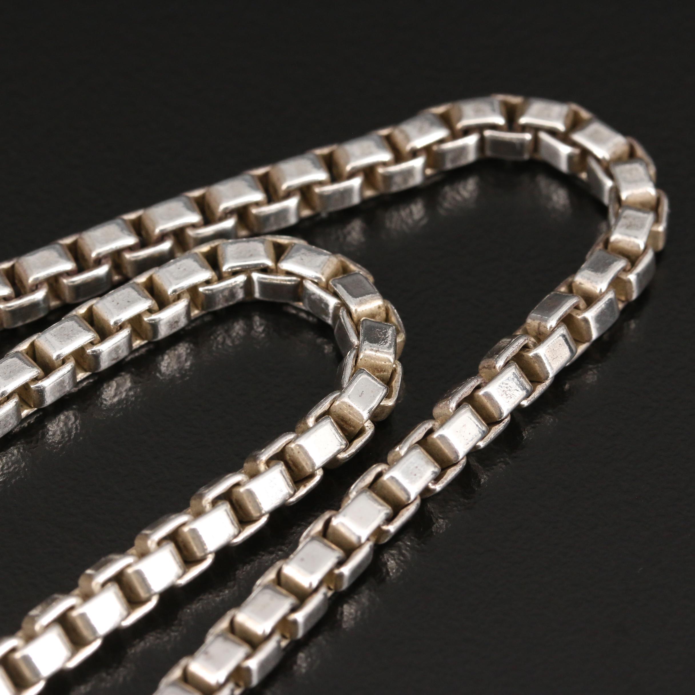 Tiffany & Co. Sterling Silver Venetian Link Necklace