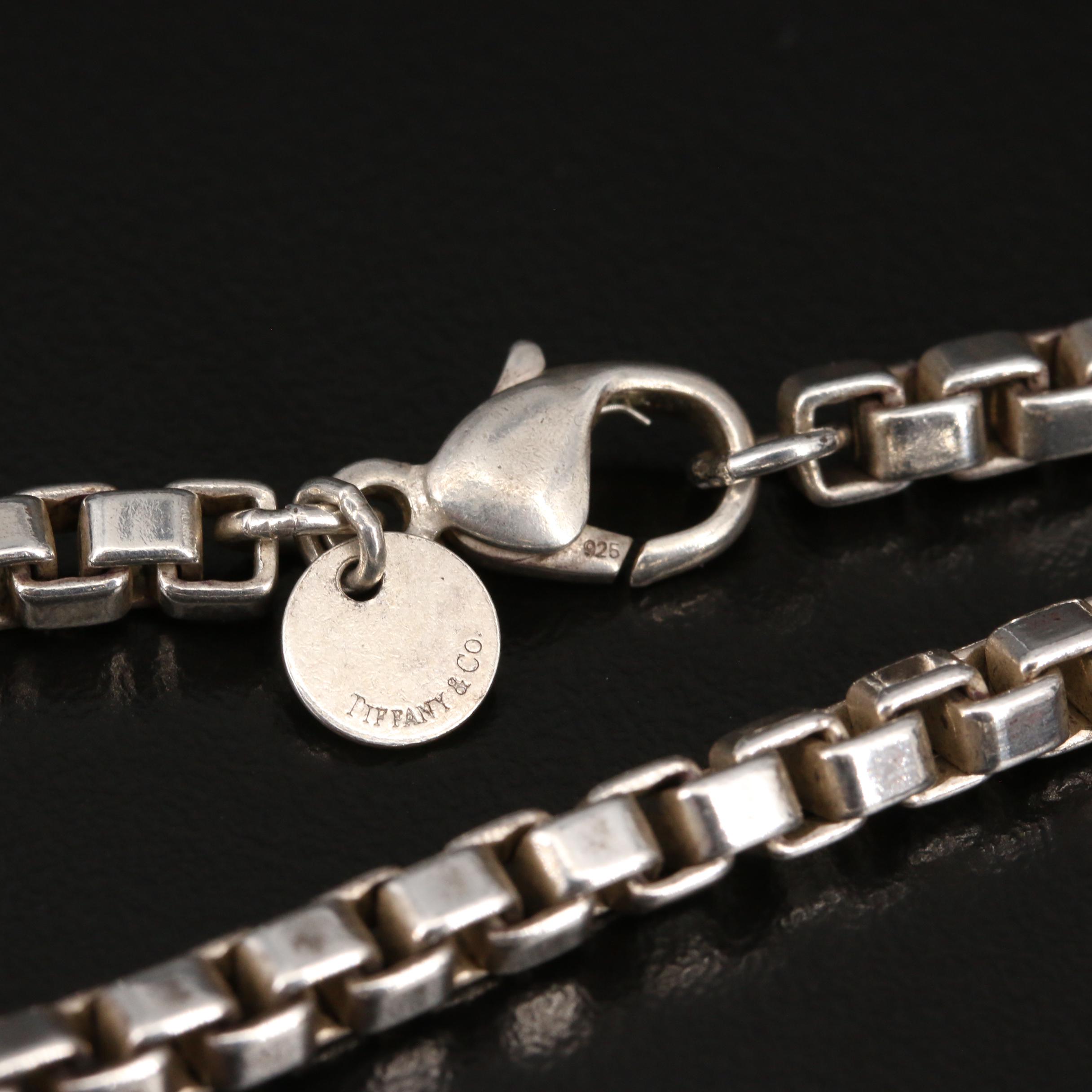 Tiffany & Co. Sterling Silver Venetian Link Necklace