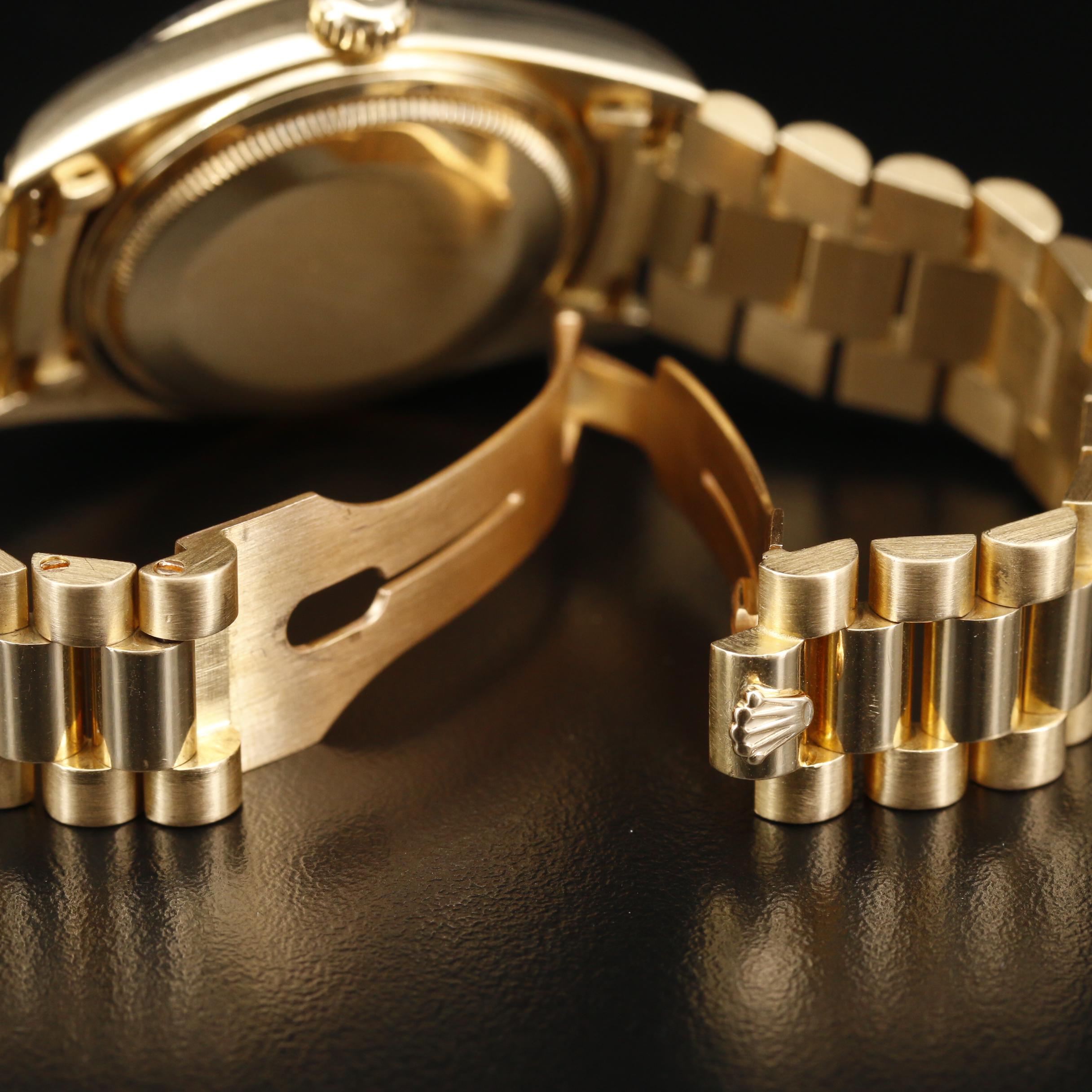 1988 Rolex Day-Date President 18K Gold Automatic Watch