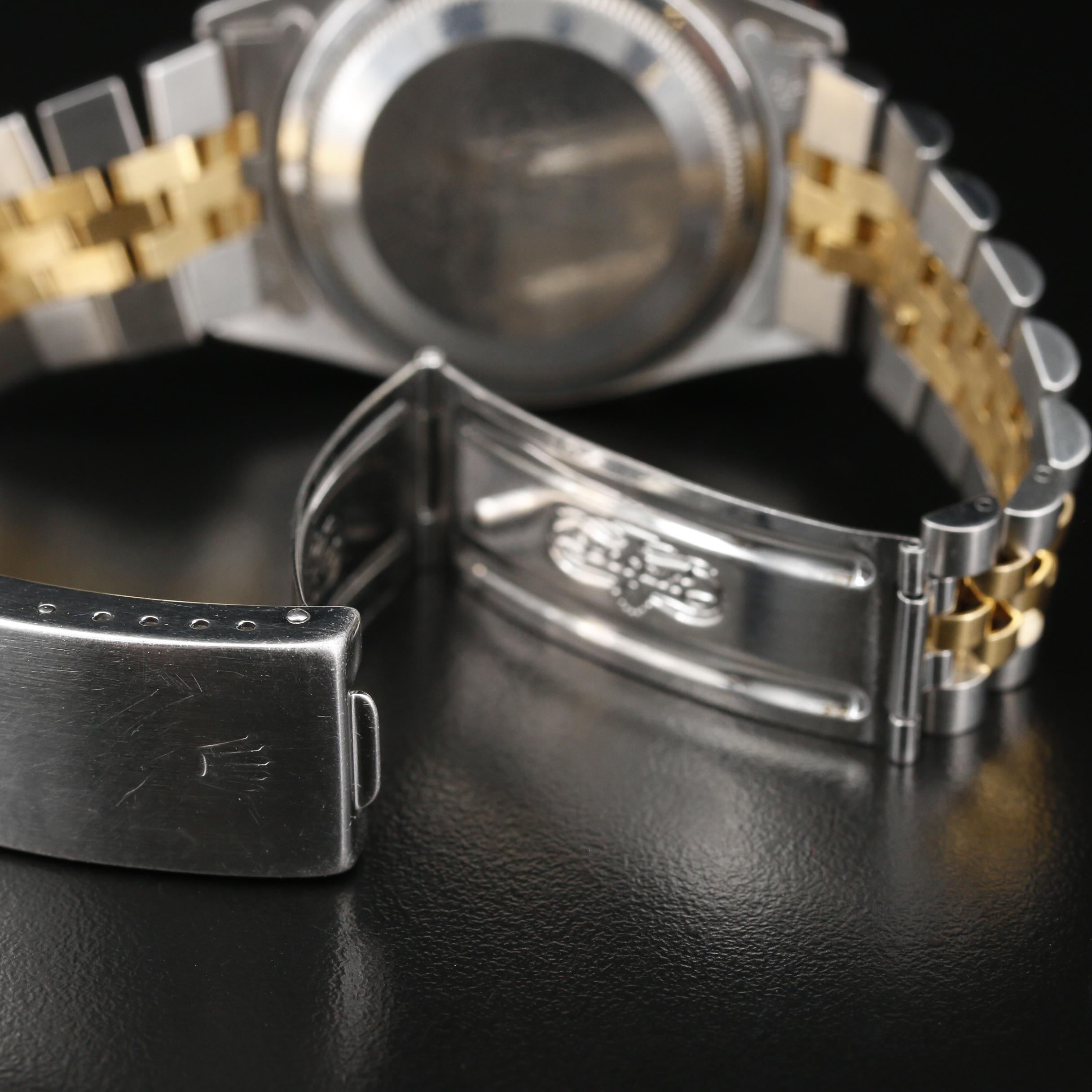 1989-1990 Rolex Datejust 18K Gold and Stainless Steel Automatic Watch