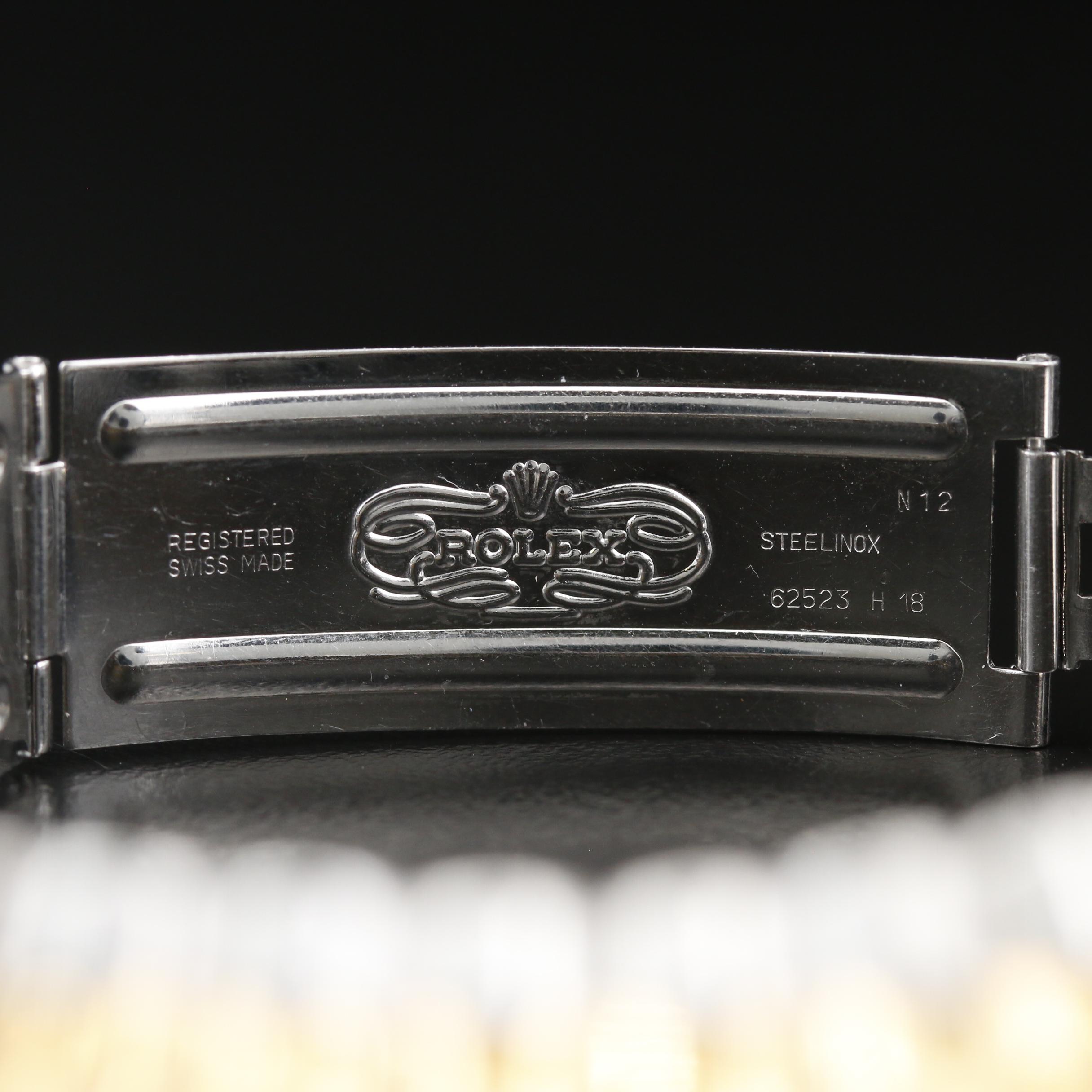 1989-1990 Rolex Datejust 18K Gold and Stainless Steel Automatic Watch