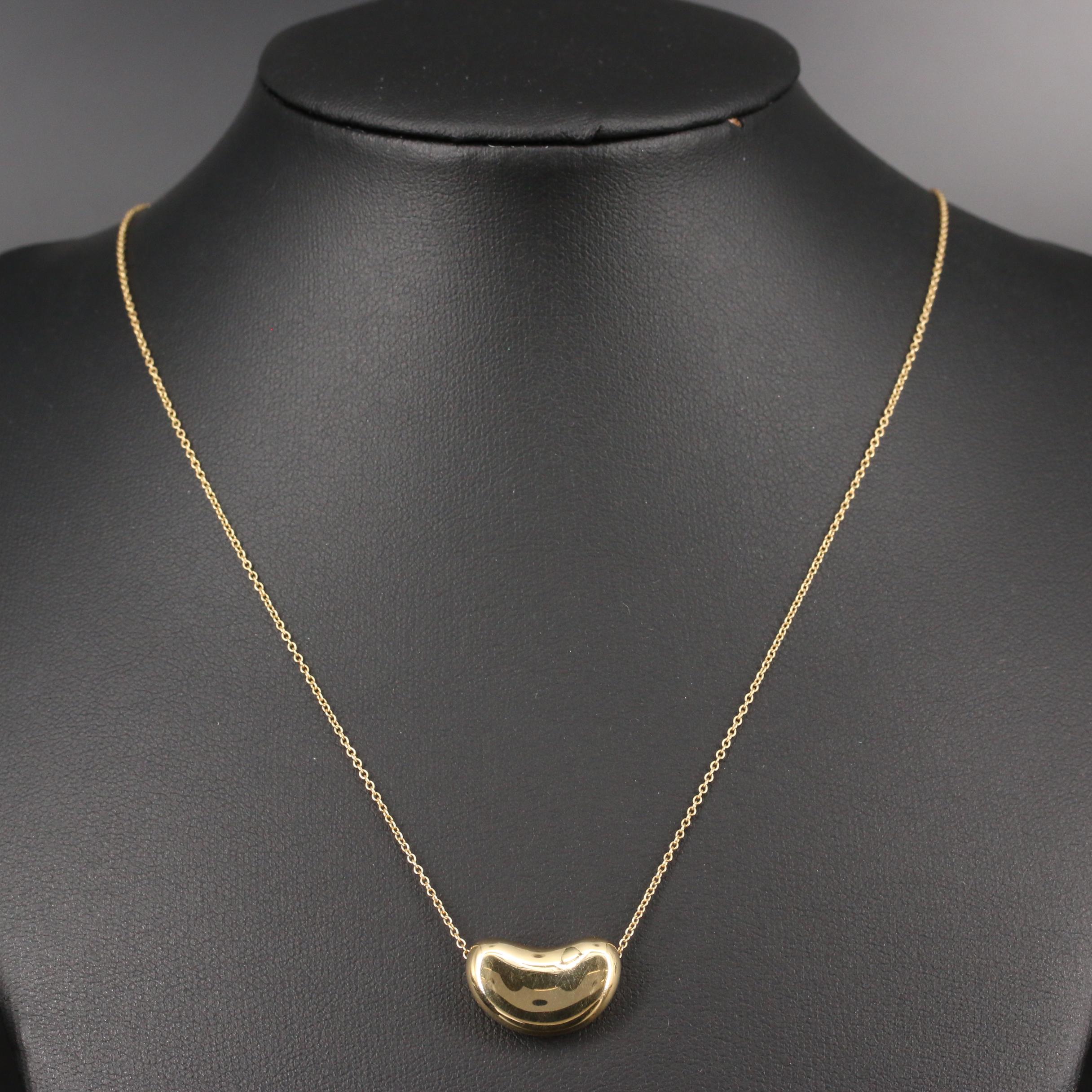 18K Elsa Peretti for Tiffany & Co. "Bean Design" 18K Necklace