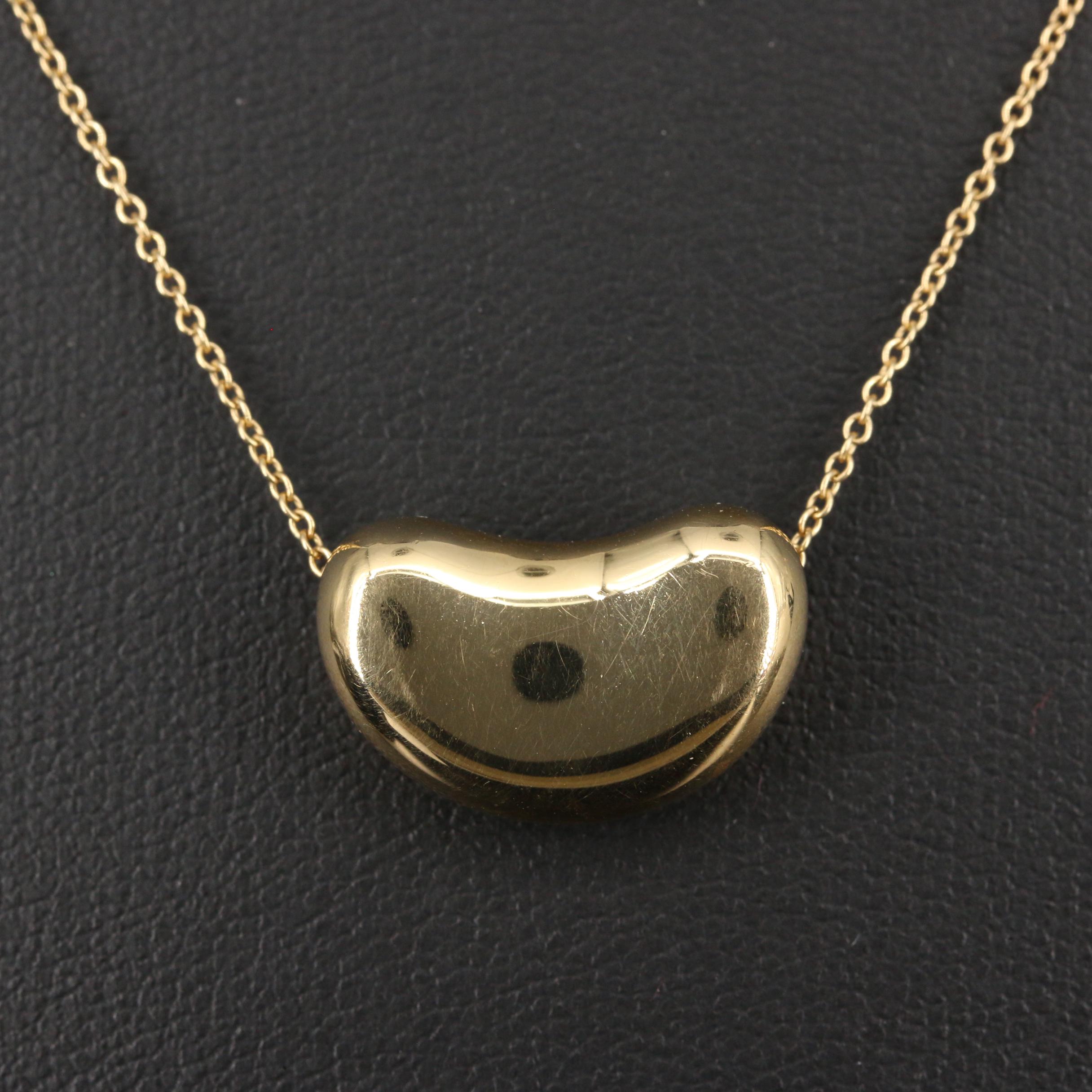 18K Elsa Peretti for Tiffany & Co. "Bean Design" 18K Necklace