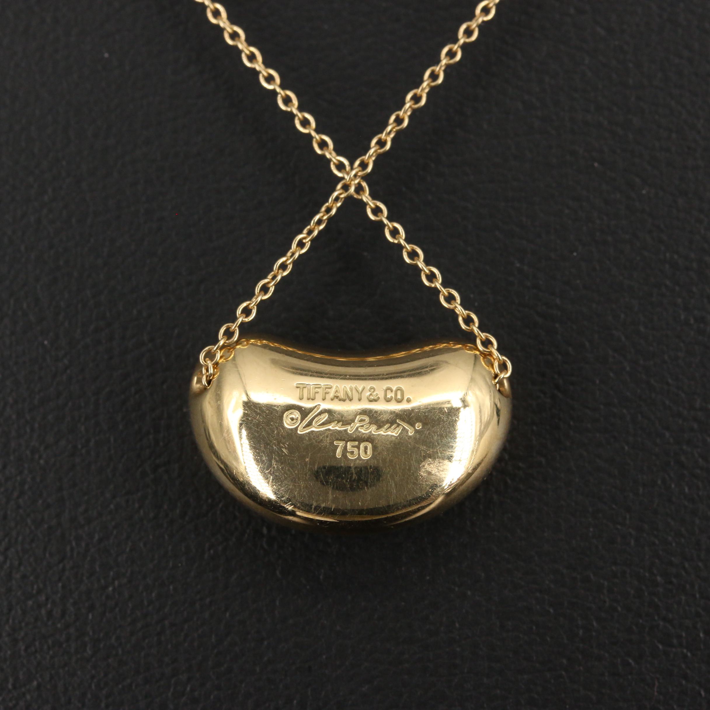 18K Elsa Peretti for Tiffany & Co. "Bean Design" 18K Necklace