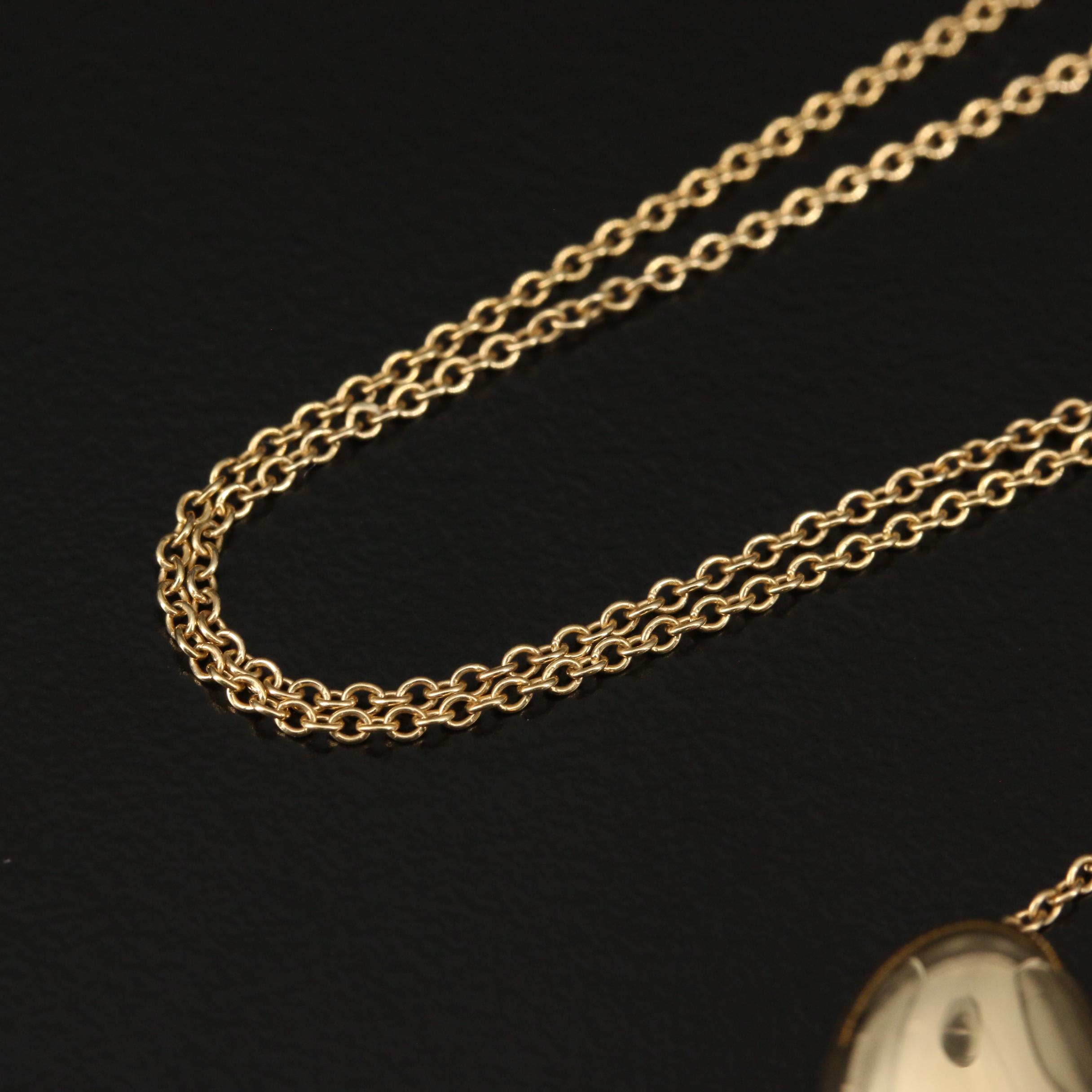 18K Elsa Peretti for Tiffany & Co. "Bean Design" 18K Necklace