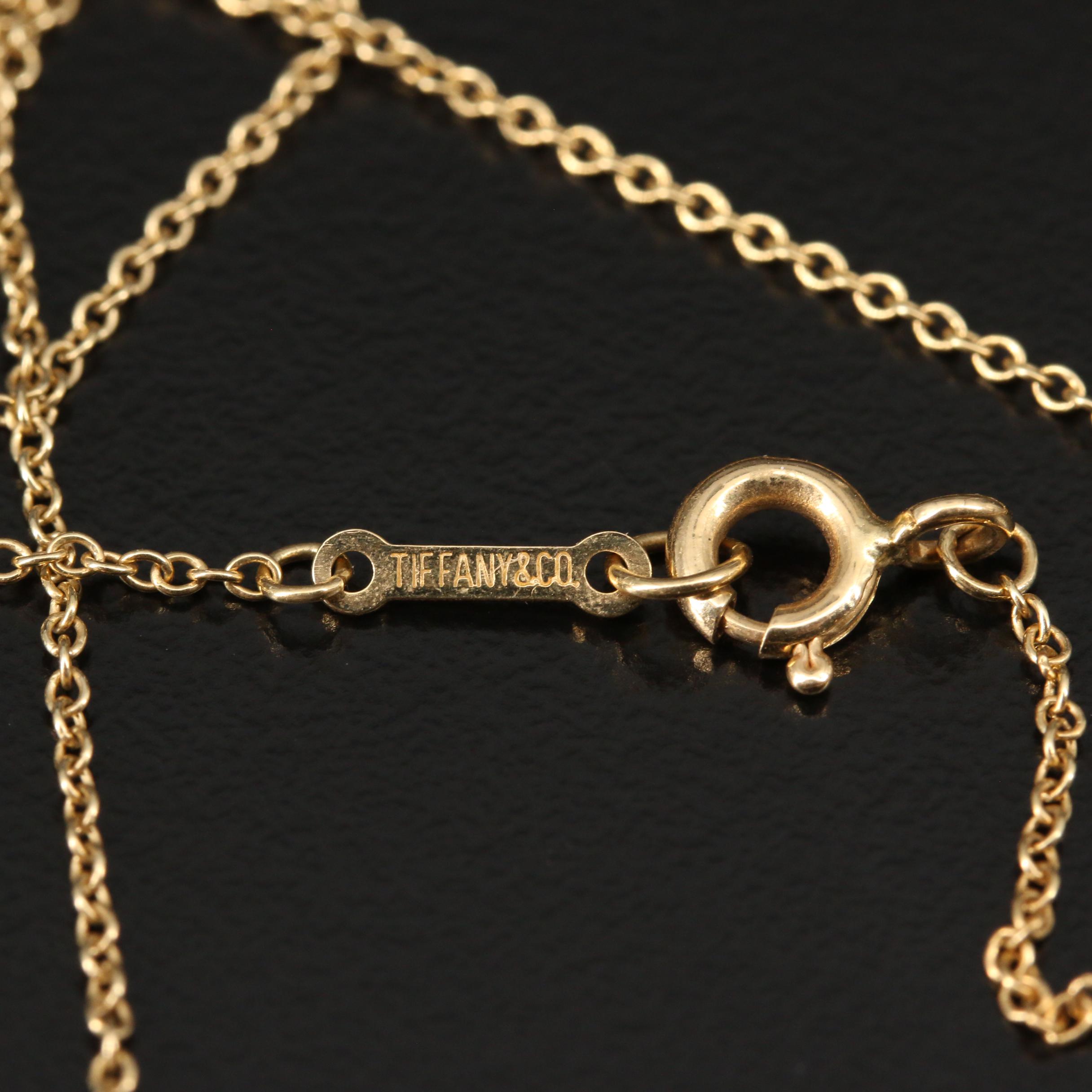 18K Elsa Peretti for Tiffany & Co. "Bean Design" 18K Necklace