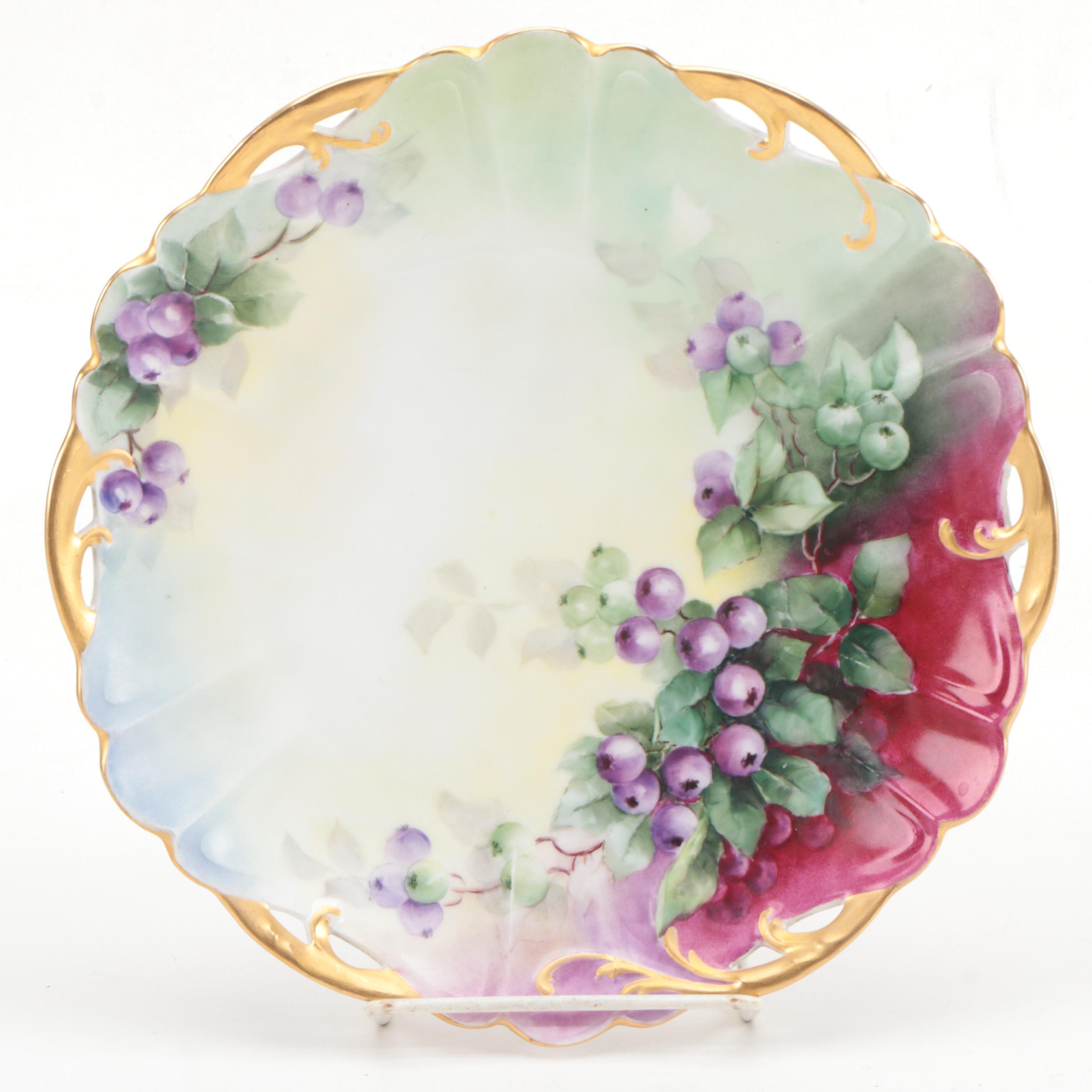 Charles Field Haviland Porcelain Chocolate Pot with Other Porcelain Tableware