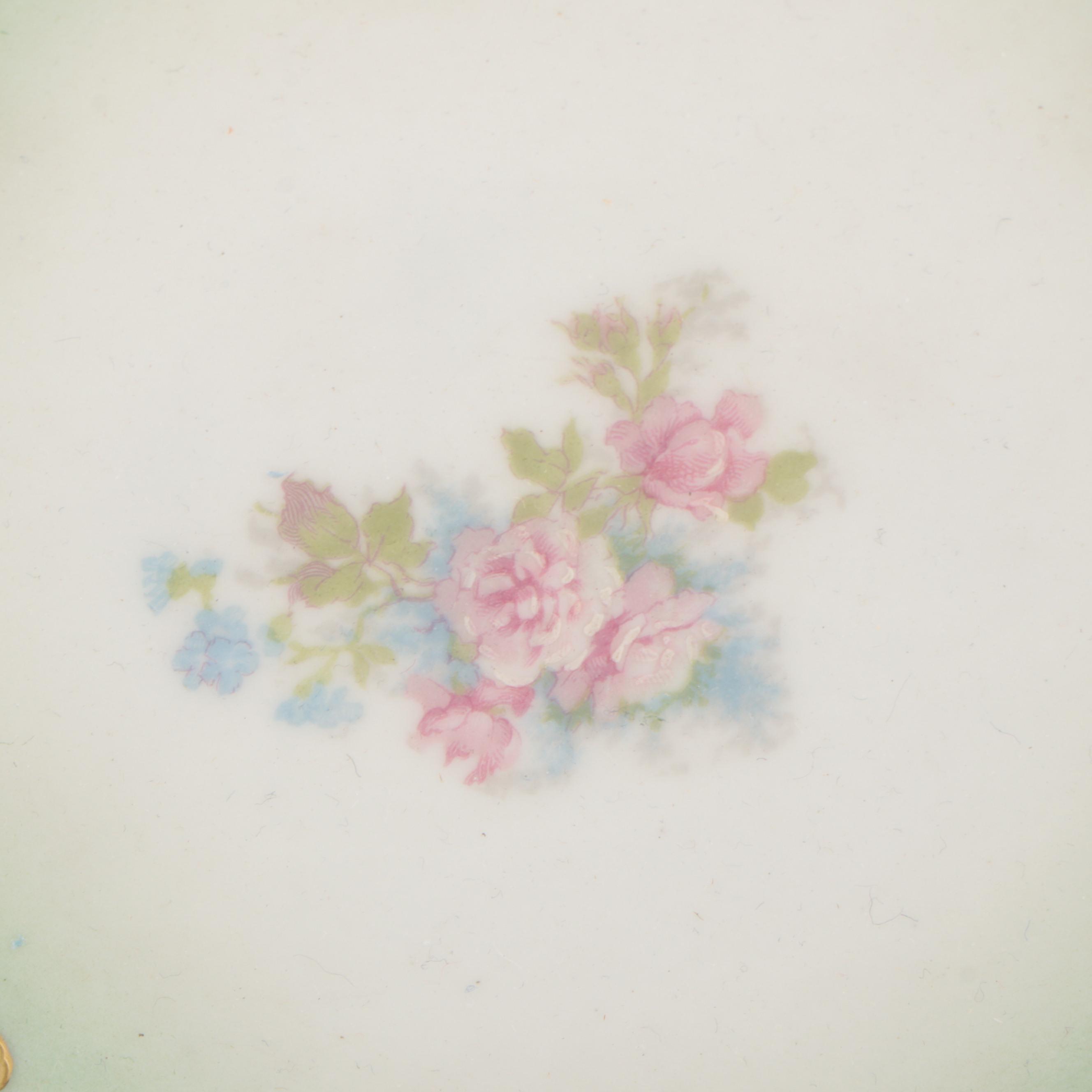 Charles Field Haviland Porcelain Chocolate Pot with Other Porcelain Tableware