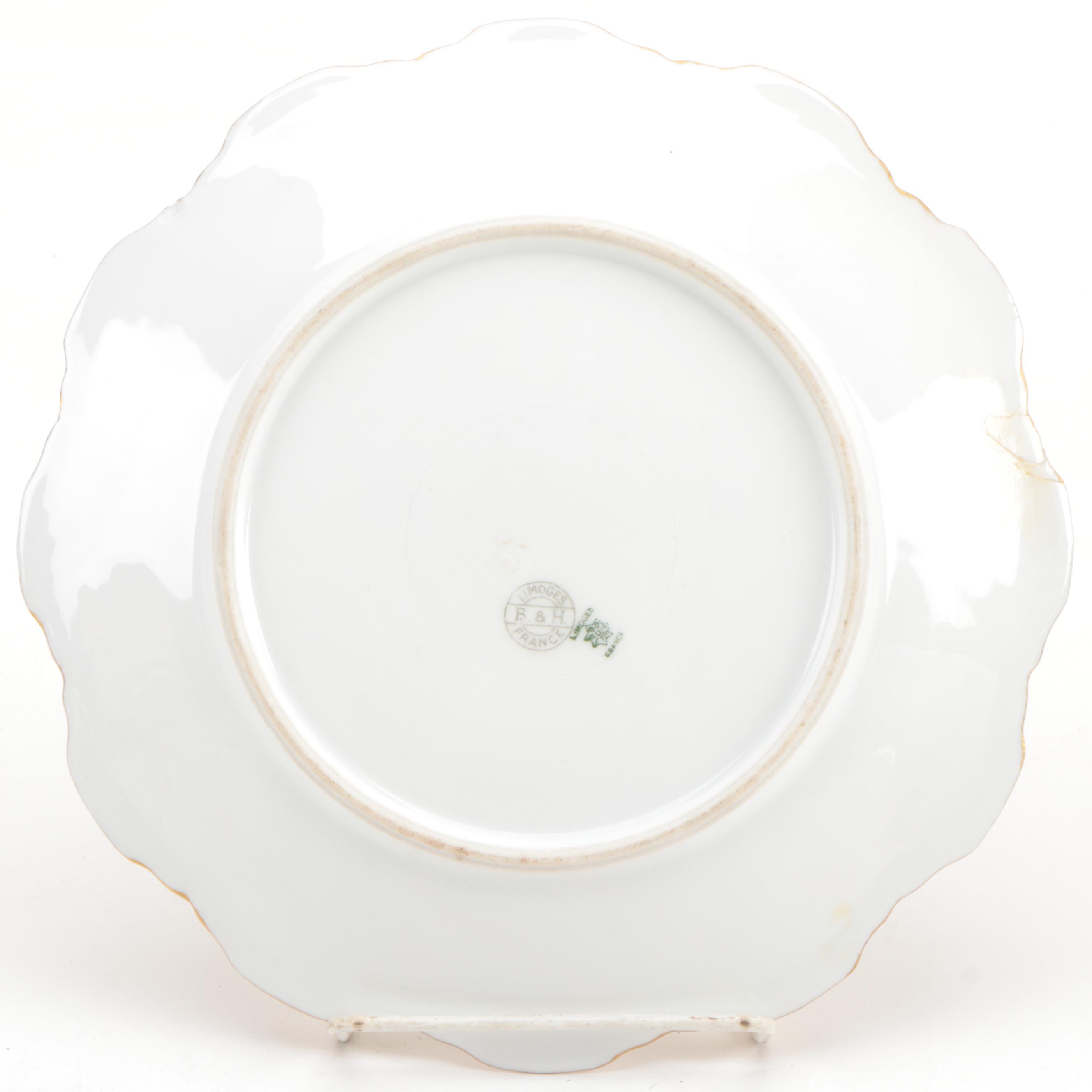 Charles Field Haviland Porcelain Chocolate Pot with Other Porcelain Tableware