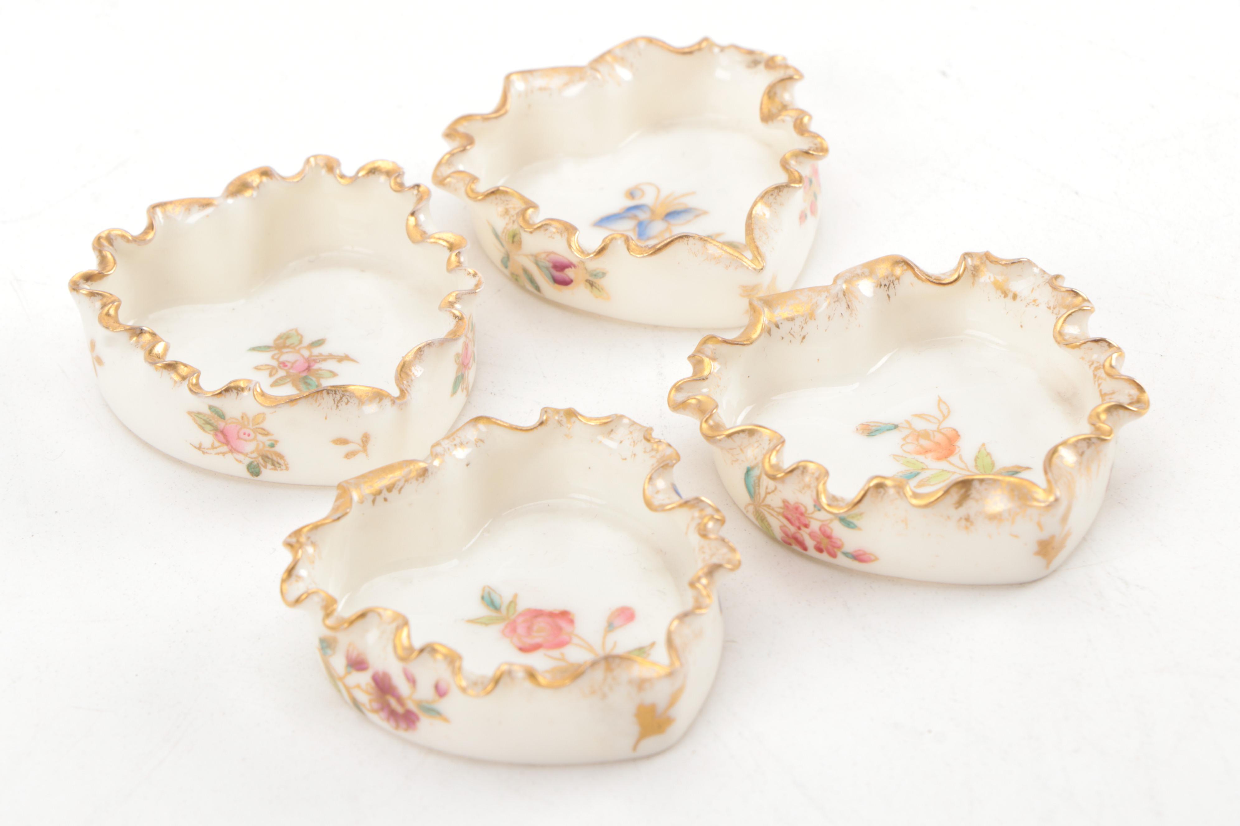 Charles Field Haviland Porcelain Chocolate Pot with Other Porcelain Tableware