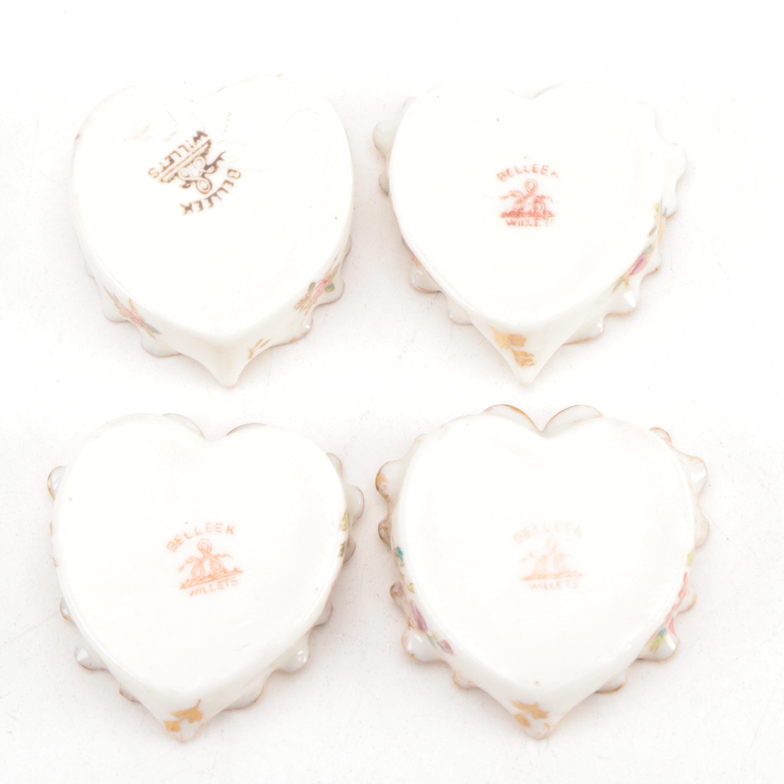 Charles Field Haviland Porcelain Chocolate Pot with Other Porcelain Tableware