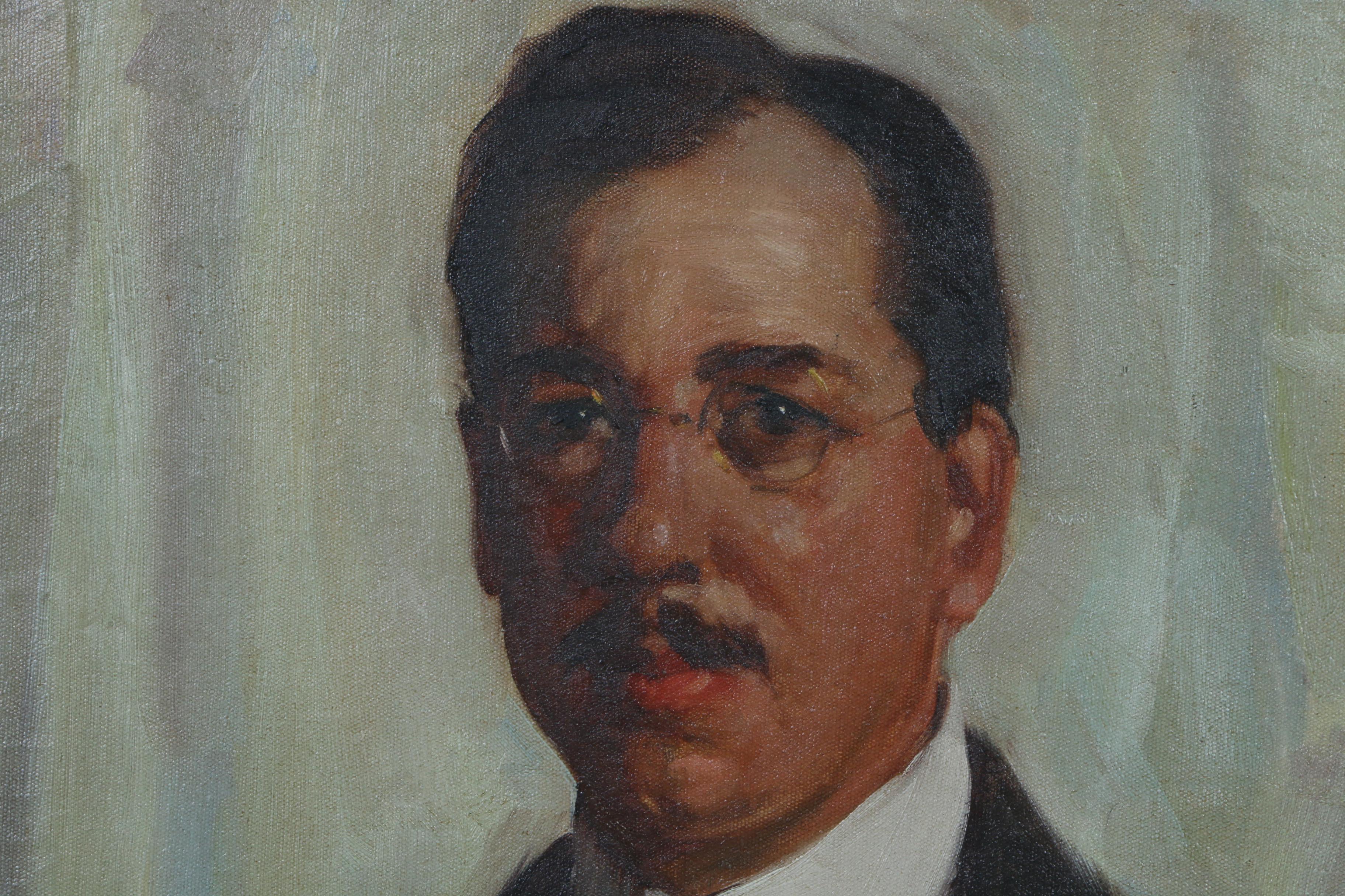 John Ellsworth Weis Portrait Oil Painting, Early to Mid 20th Century