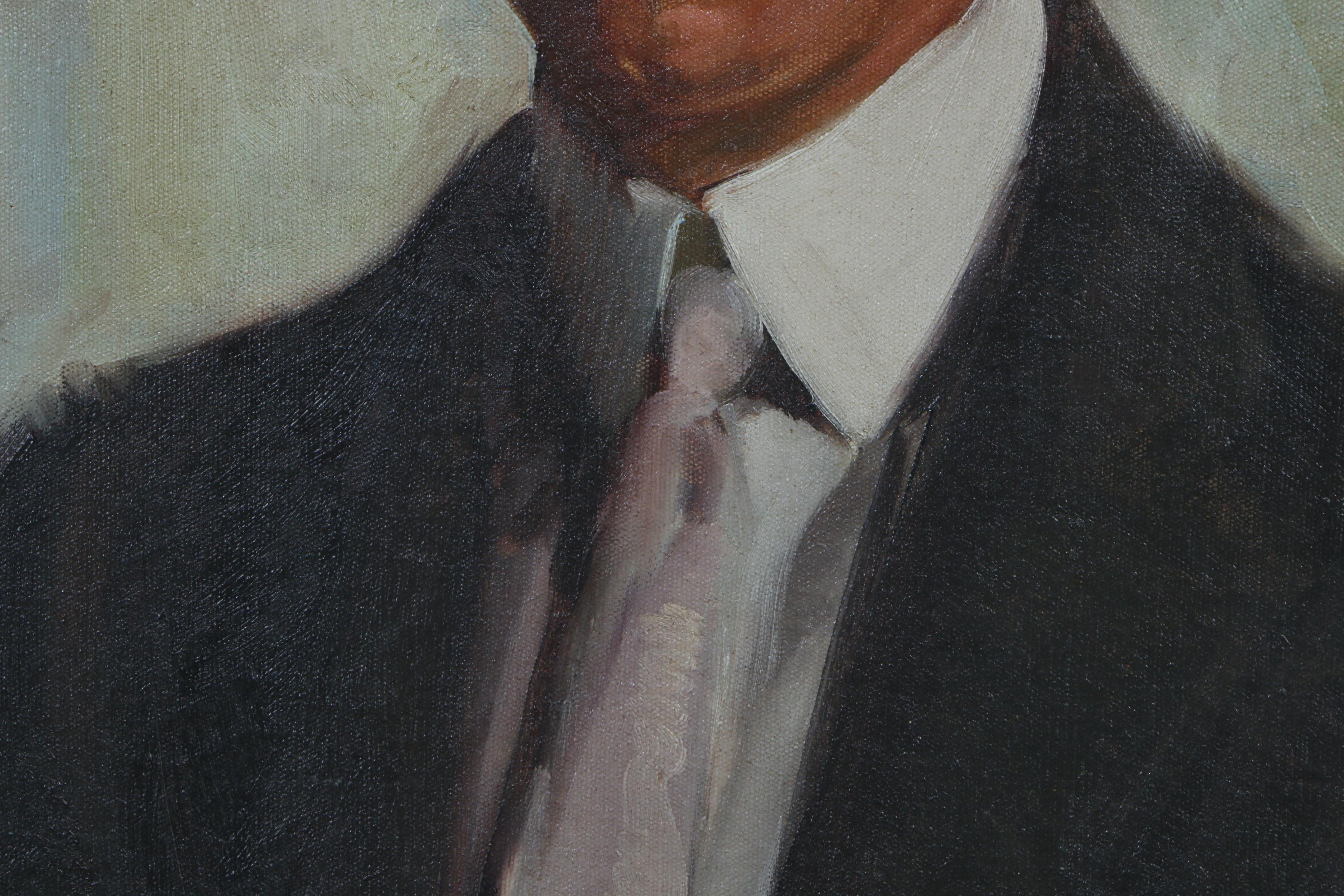John Ellsworth Weis Portrait Oil Painting, Early to Mid 20th Century