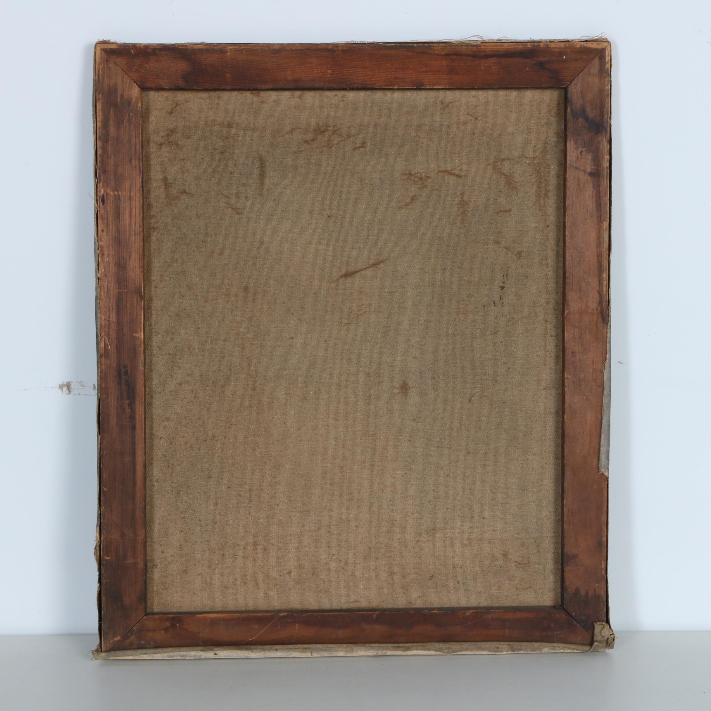 John Ellsworth Weis Portrait Oil Painting, Early to Mid 20th Century