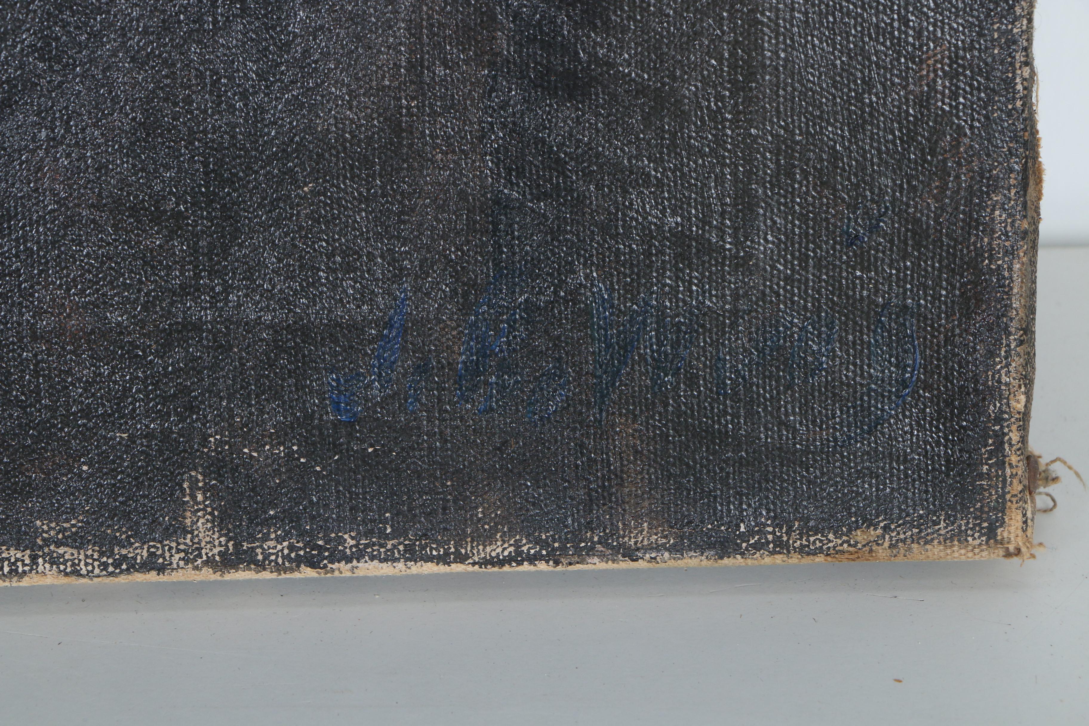 John Ellsworth Weis Portrait Oil Painting, Early to Mid 20th Century