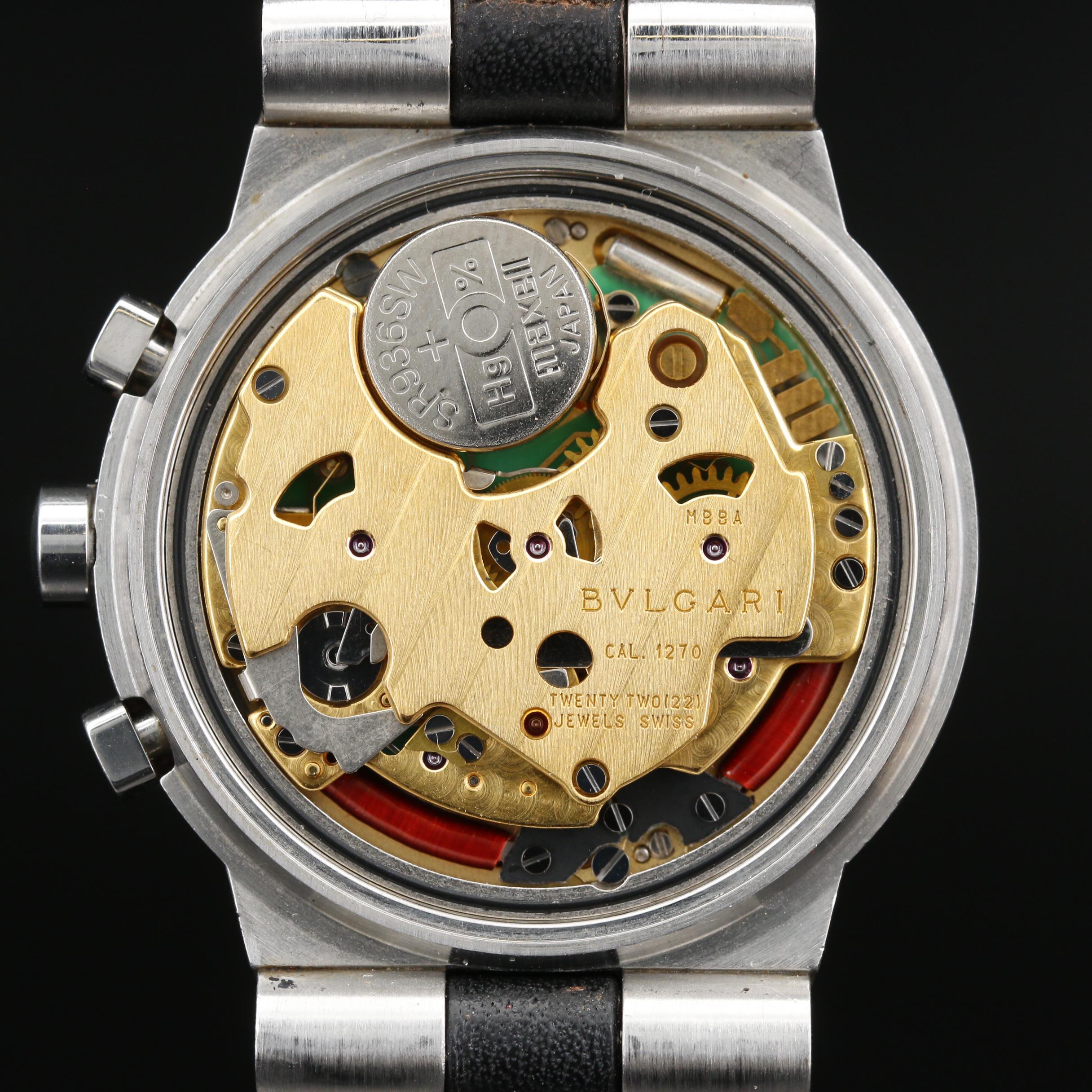 Bvlgari Diagono Chronograph Stainless Steel Meca Quartz Watch