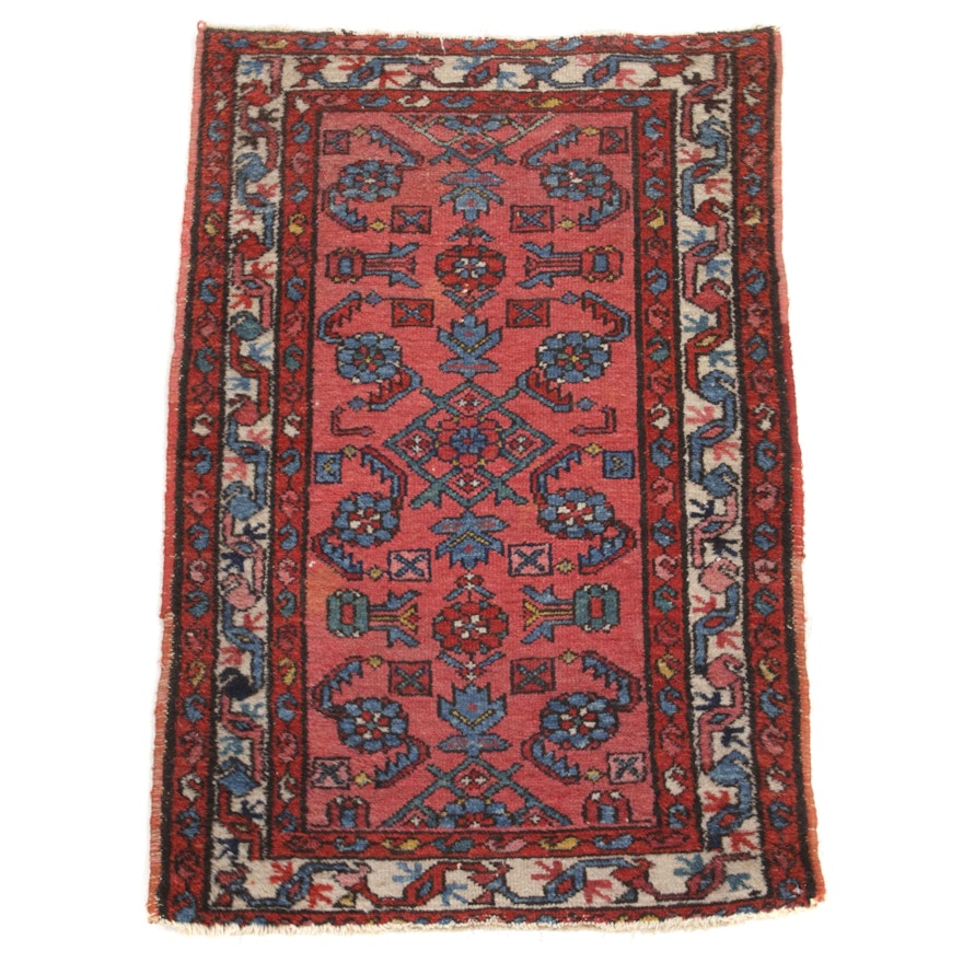 2'5 x 3'10 Hand-Knotted Northwest Persian Rug, 1920s