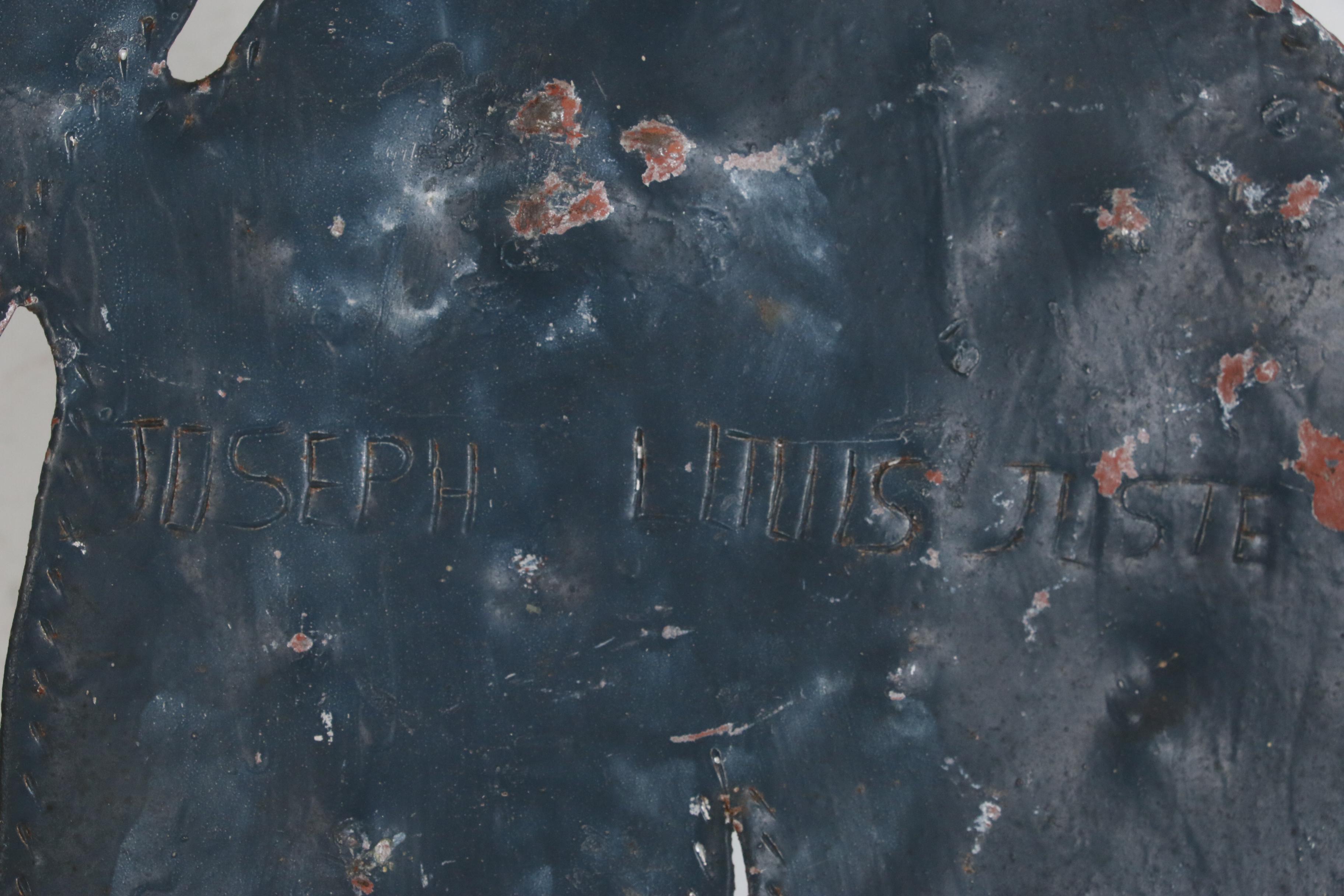 Seresier Louis-Juste Haitian Metal Art Sculpture of Abstract Figure