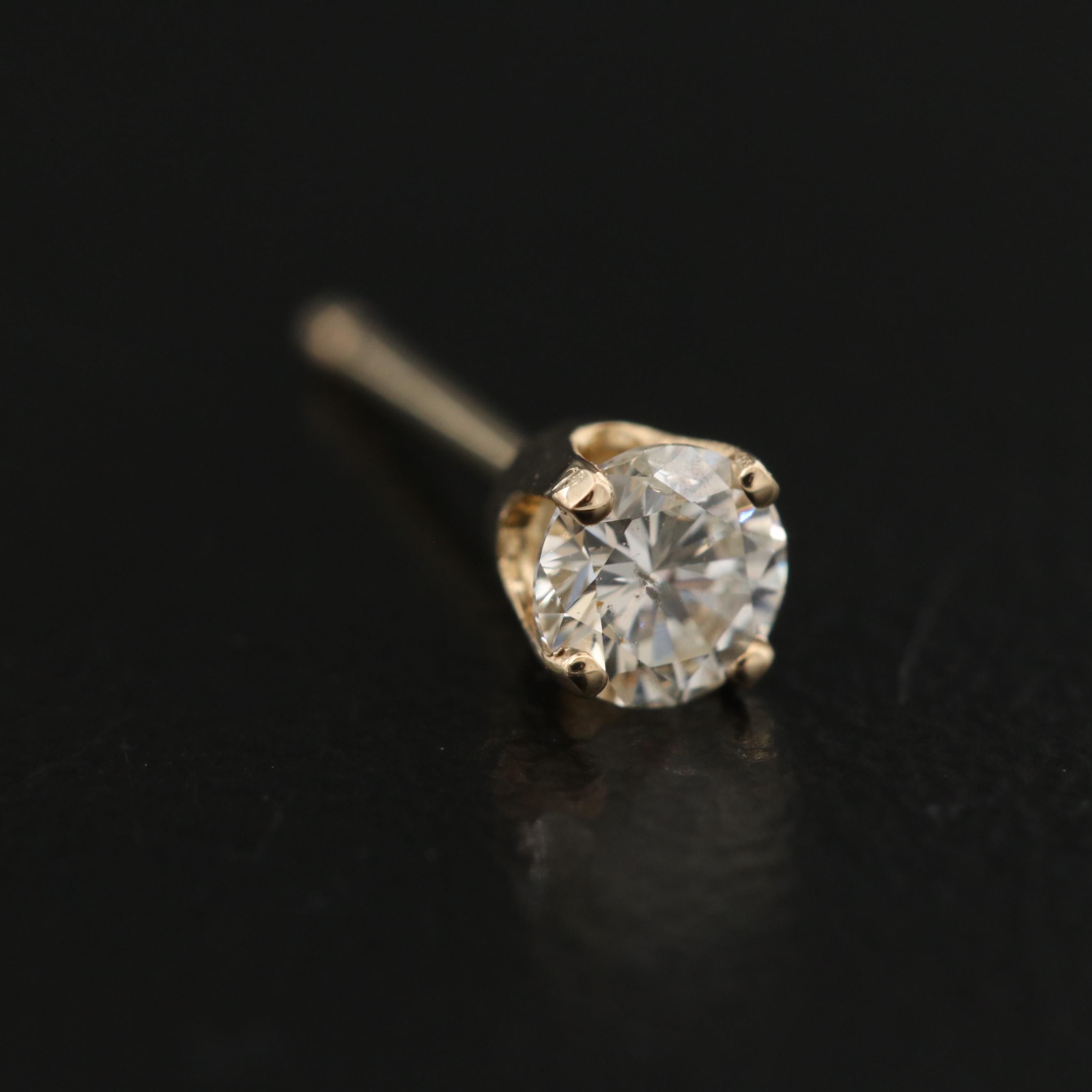 14K 0.37 CTW Diamond Stud Earrings