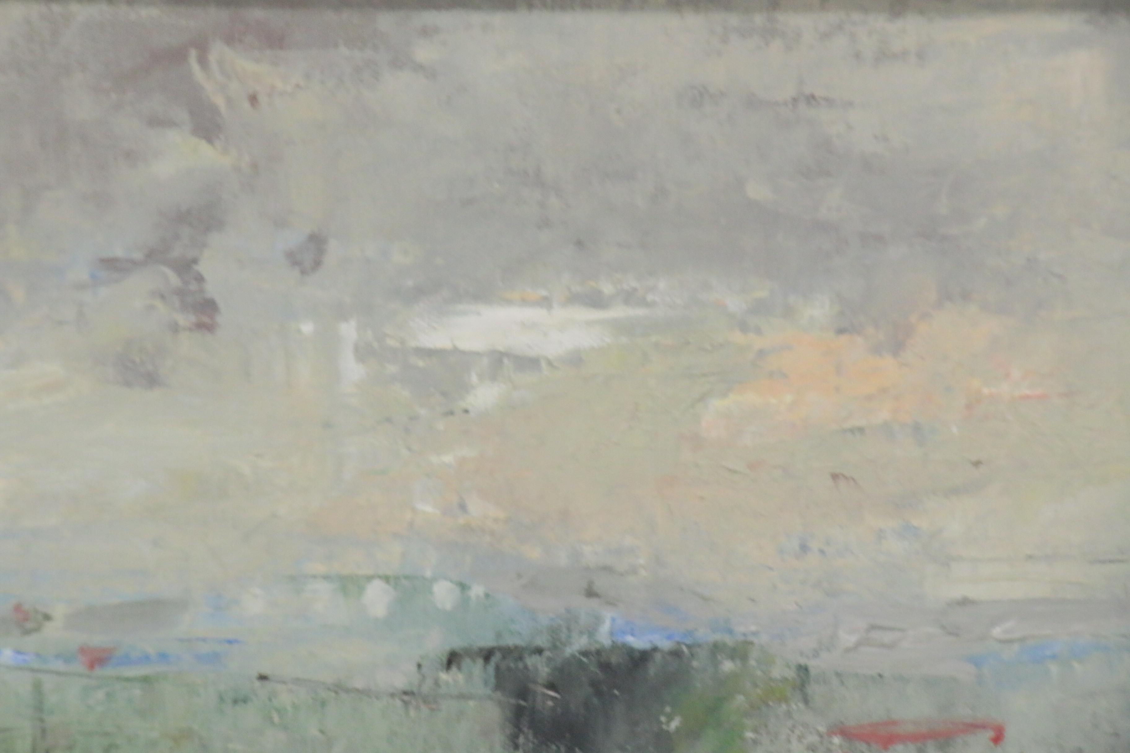 George Hageman Plein Air Oil Painting "Eden Park Overlook", 2016