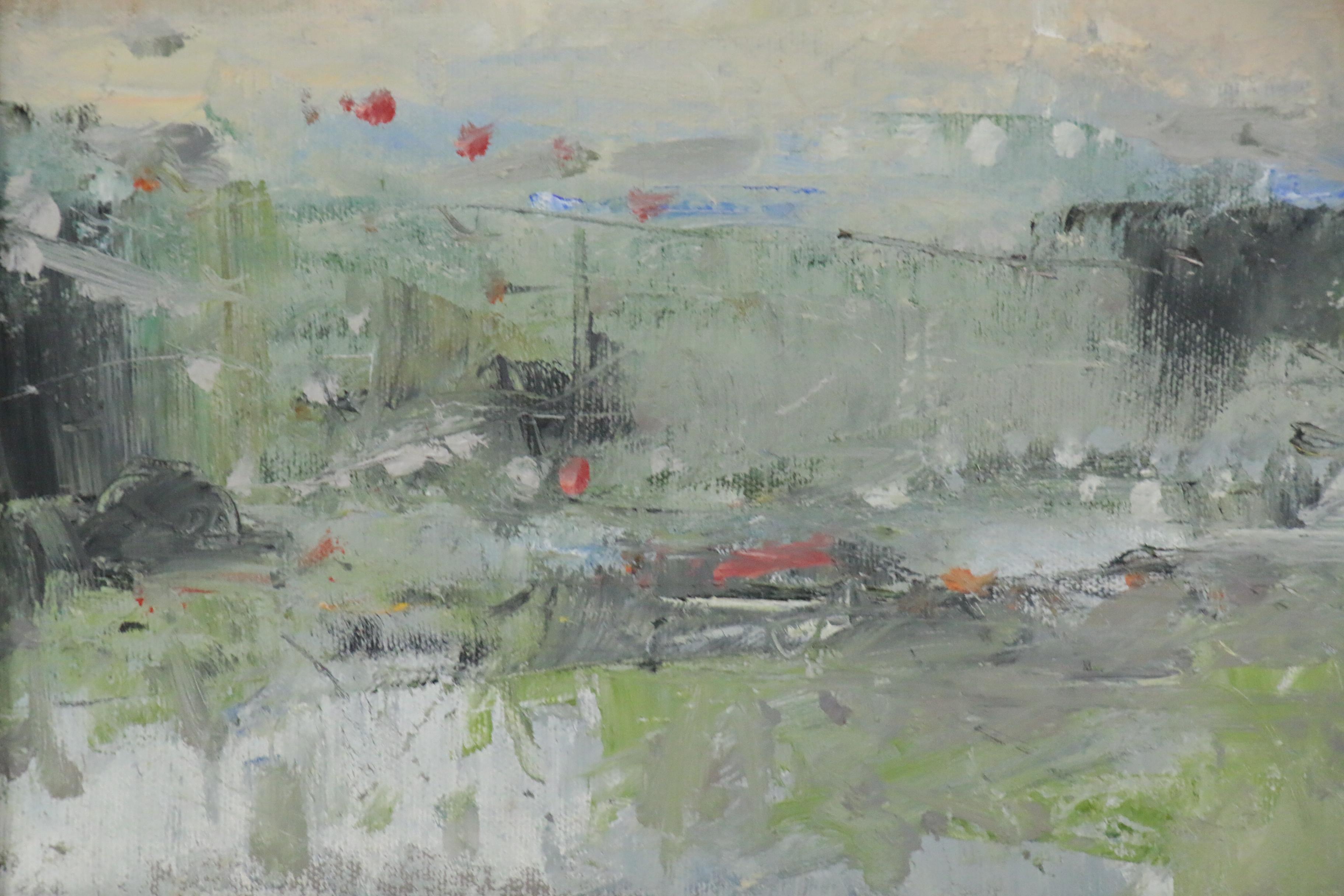 George Hageman Plein Air Oil Painting "Eden Park Overlook", 2016