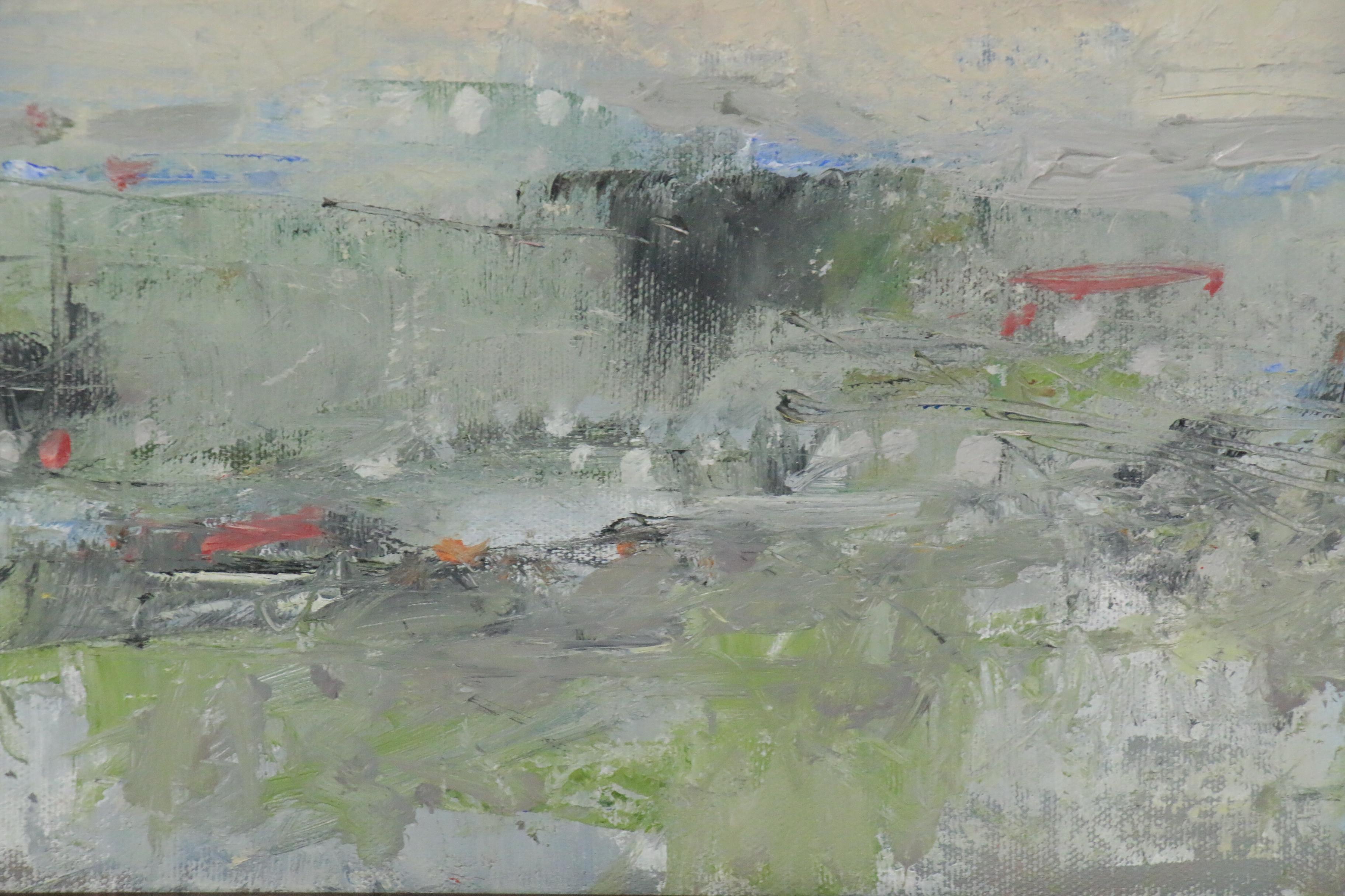 George Hageman Plein Air Oil Painting "Eden Park Overlook", 2016