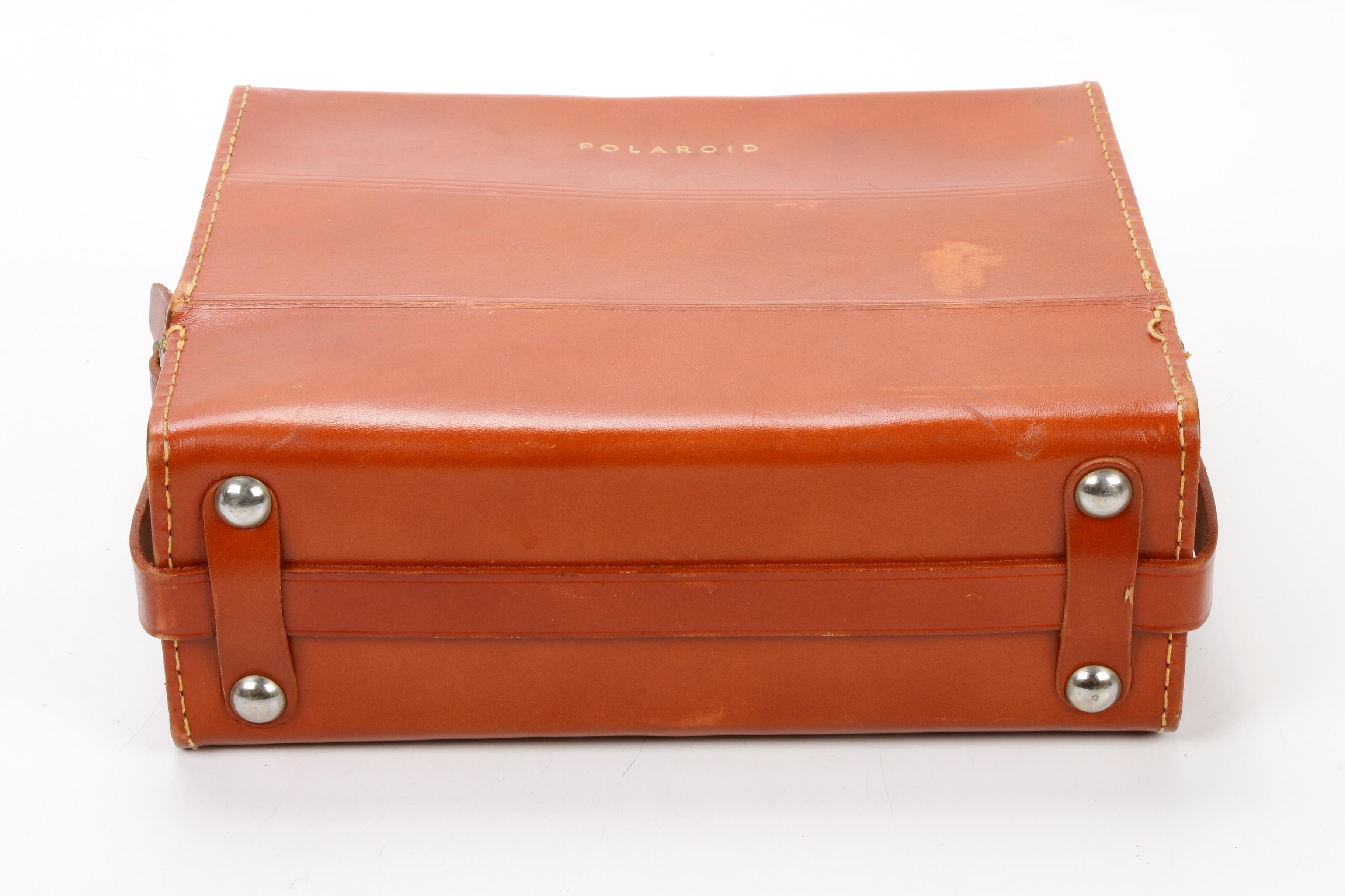 Polaroid Land Camera 80B with Accessories in Leather Carrying Case, 1960s