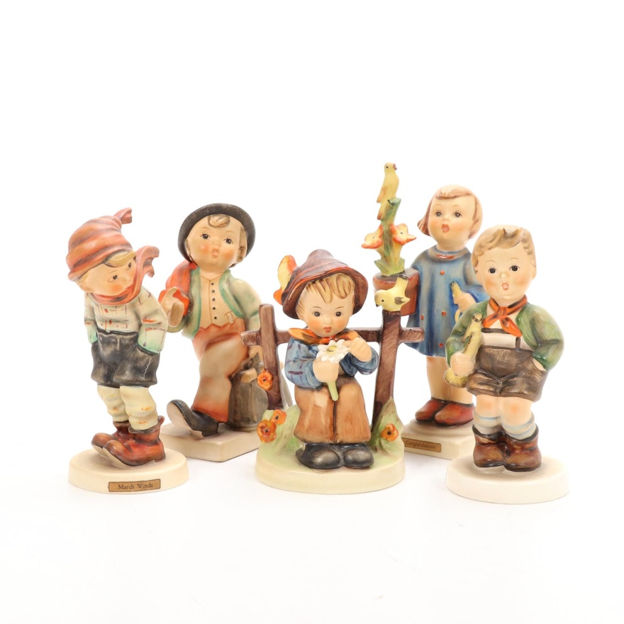 Goebel "Congratulations" and Other Porcelain Hummel Figurines, 1960–1972