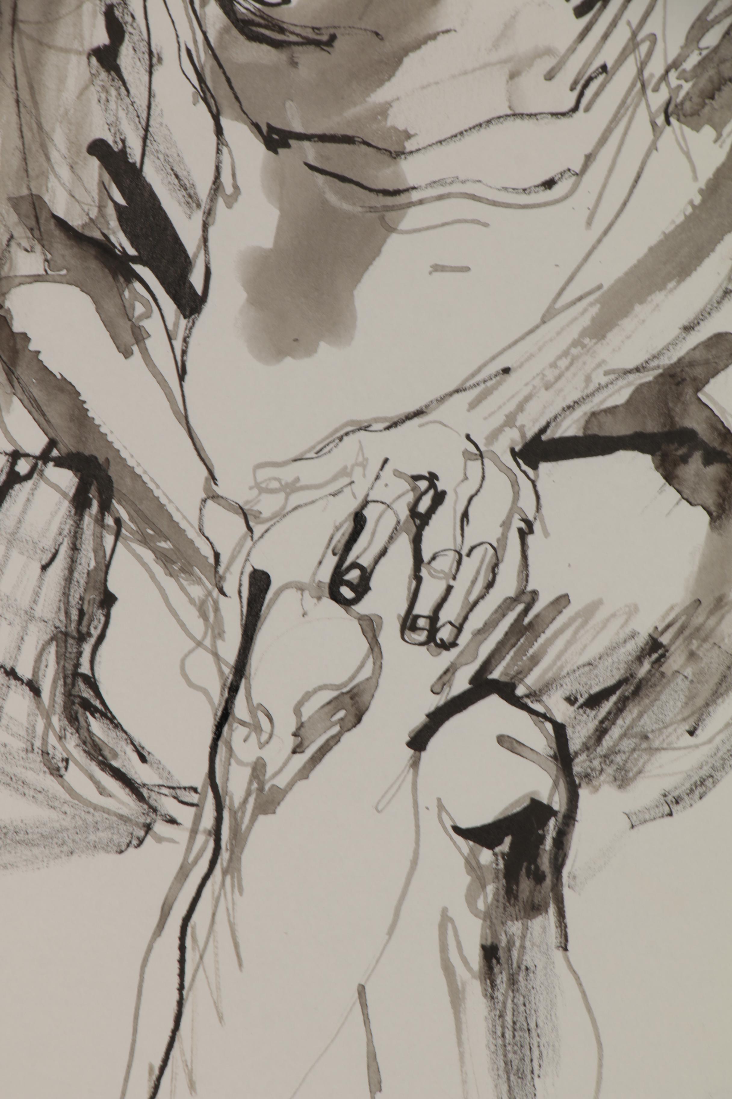 John Tuska Figure Drawings of Female Nudes