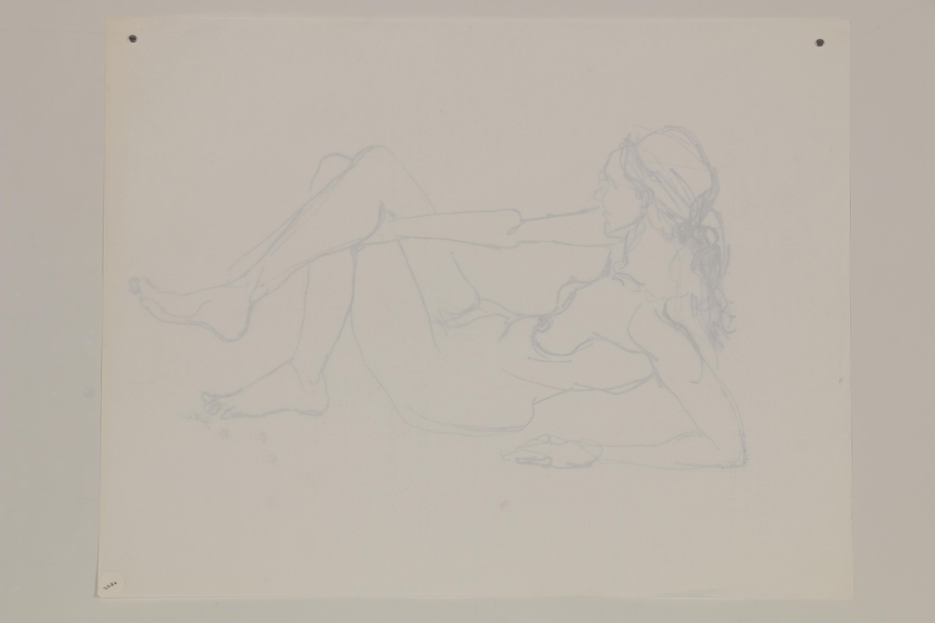 John Tuska Figure Drawings of Female Nudes