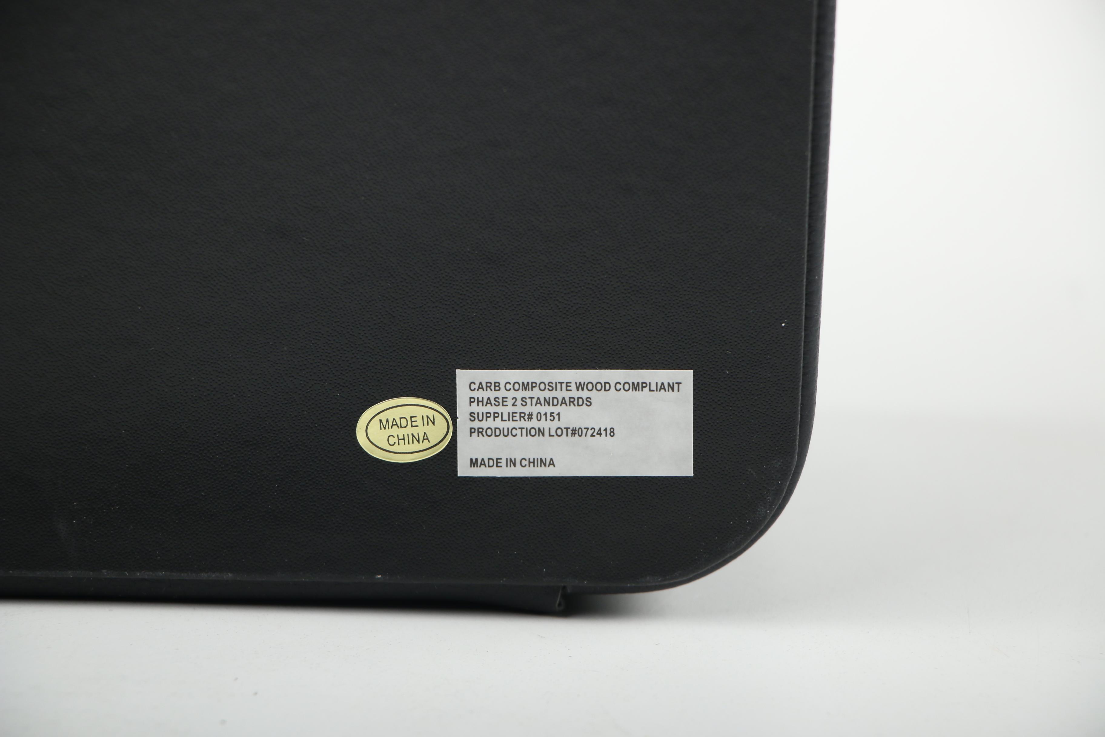 Mele & Co. Wooden Jewelry Box with Gem Pak Leather Watch Case