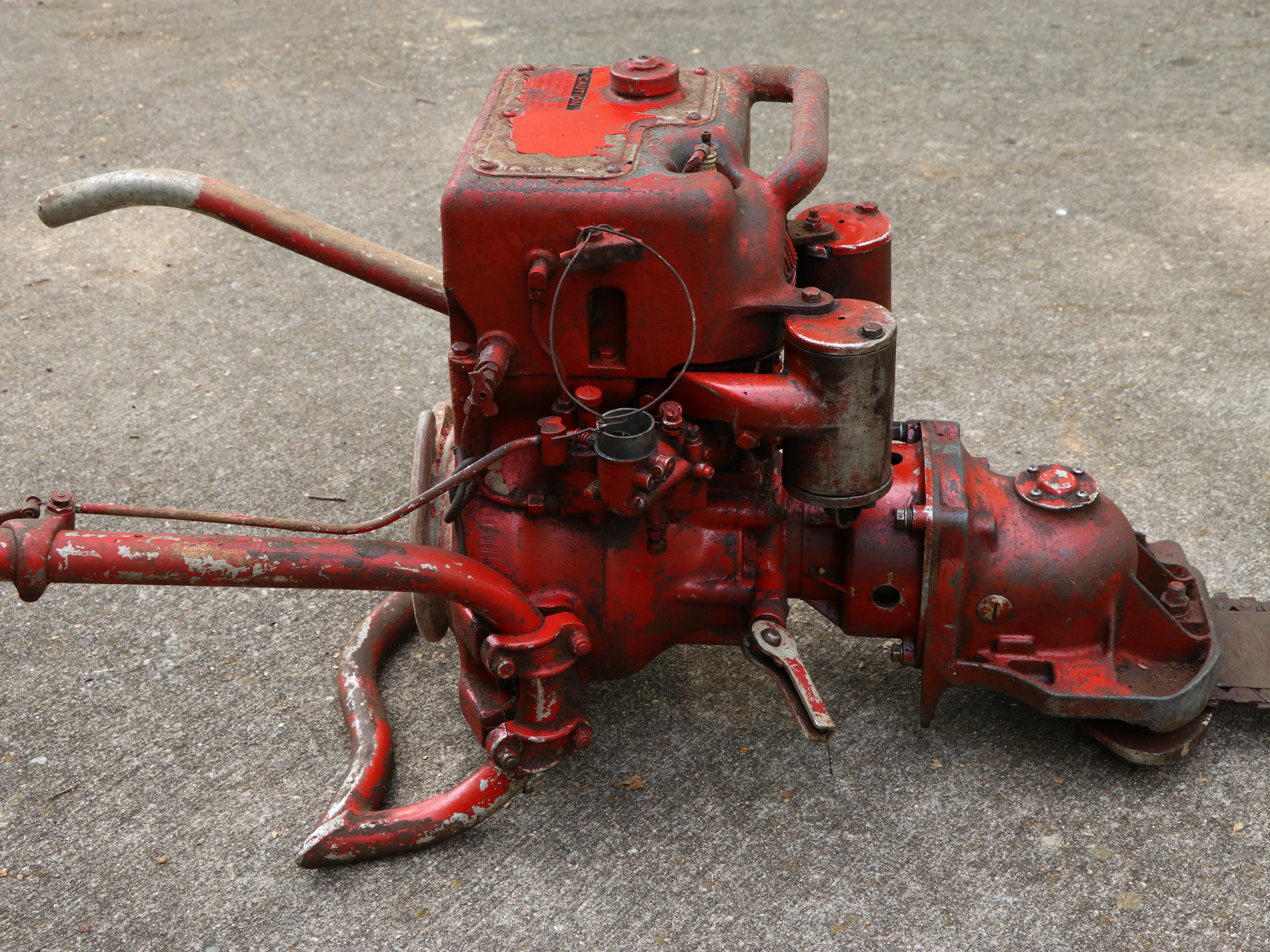 Mall Model 7 Industrial Two-Man Gasoline Chainsaw, Circa 1946