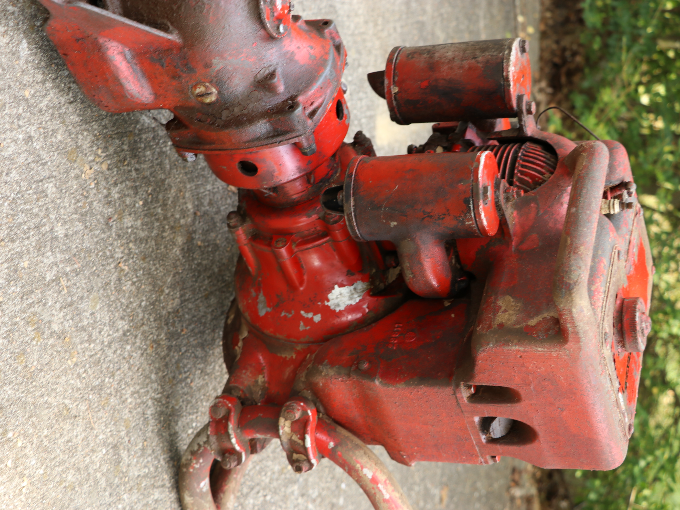 Mall Model 7 Industrial Two-Man Gasoline Chainsaw, Circa 1946
