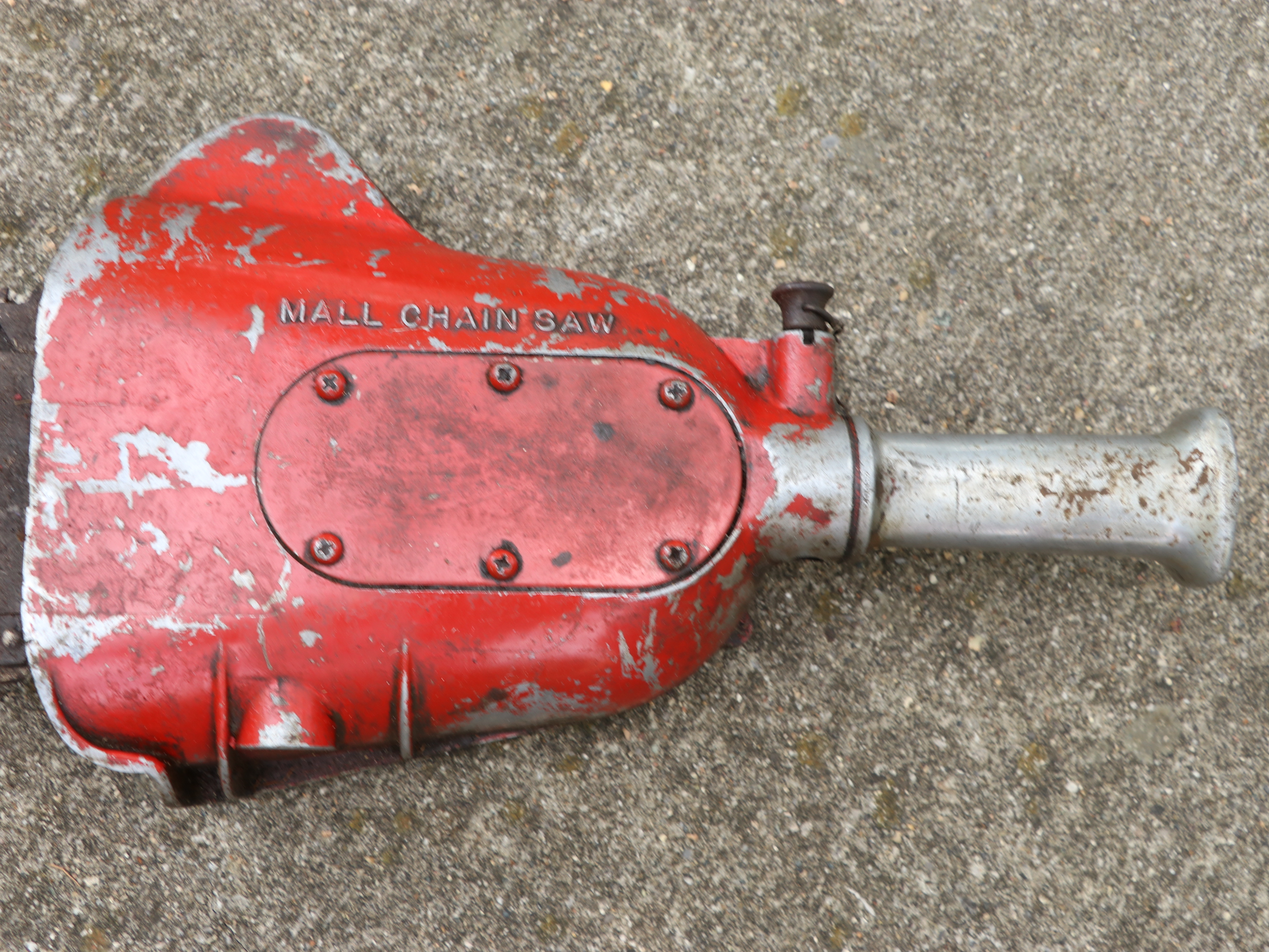 Mall Model 7 Industrial Two-Man Gasoline Chainsaw, Circa 1946