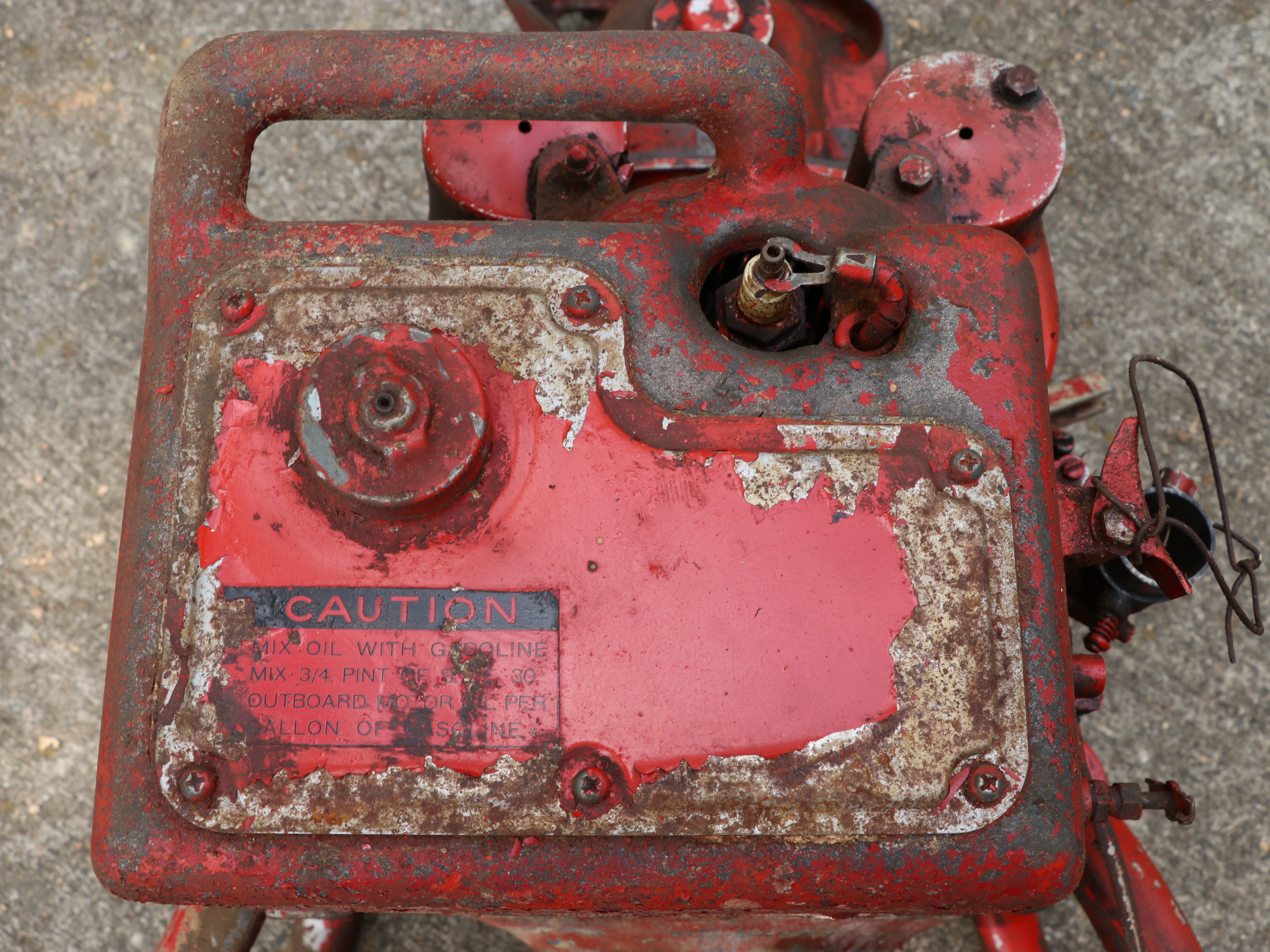 Mall Model 7 Industrial Two-Man Gasoline Chainsaw, Circa 1946