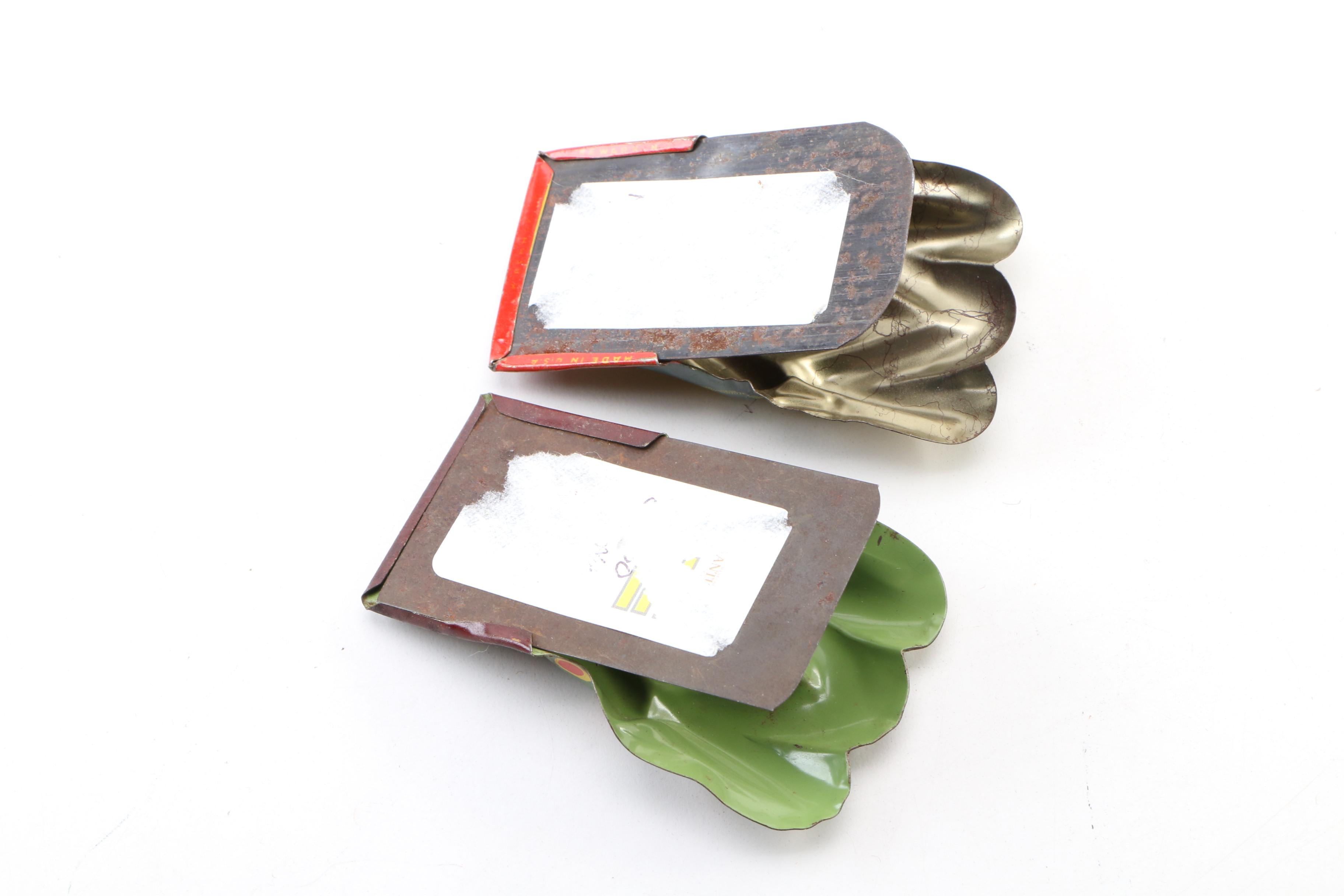 Tin Lithograph Halloween Noisemaker and Navy VF-127 Fighter Jet Toys, Vintage