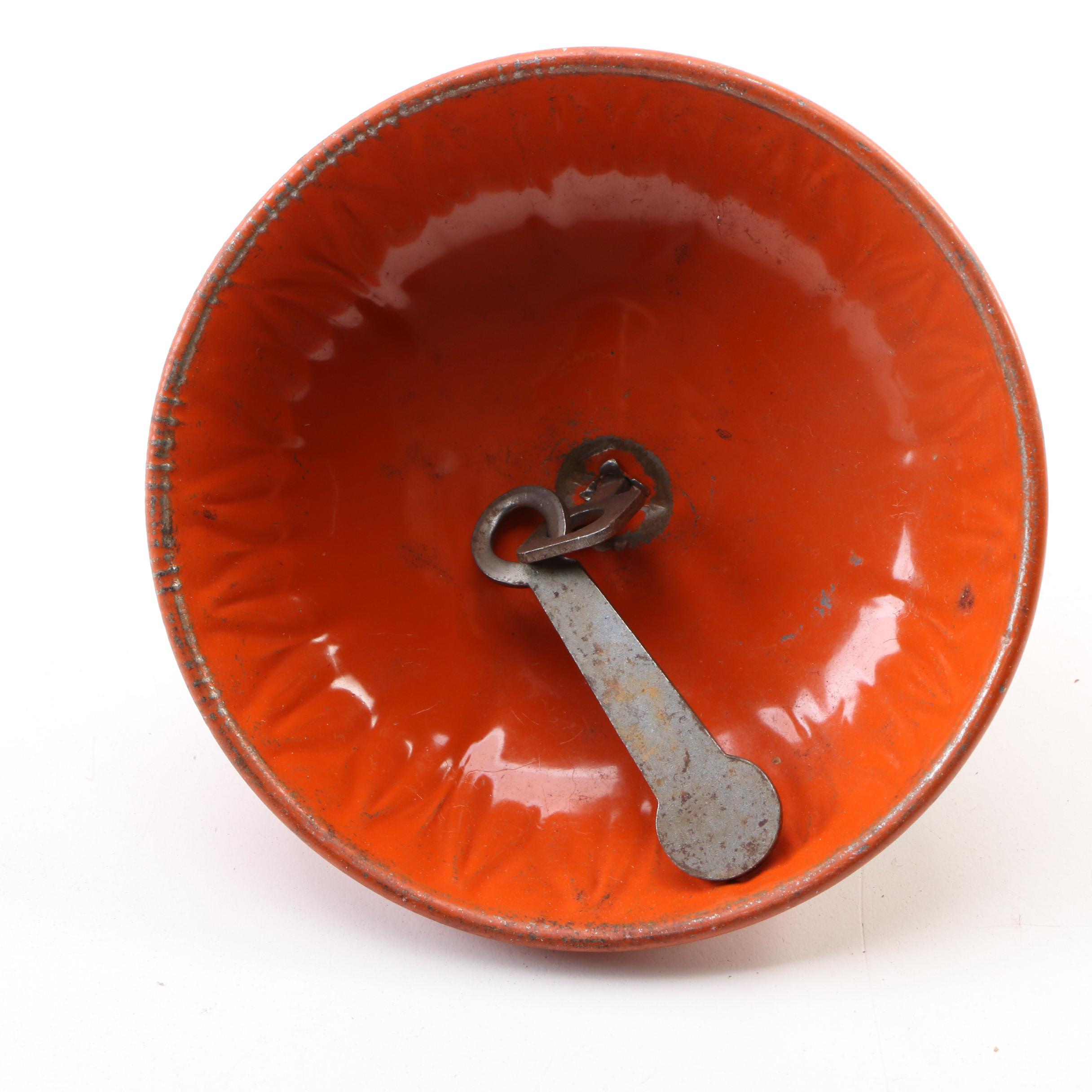 Tin Lithograph Halloween Noisemaker and Navy VF-127 Fighter Jet Toys, Vintage