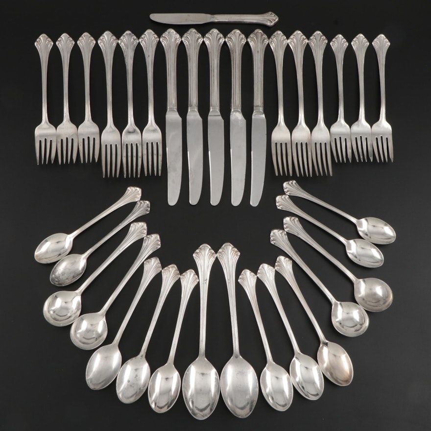 Towle "Colonial Plume" Silver Plate Flatware and Serving Utensils