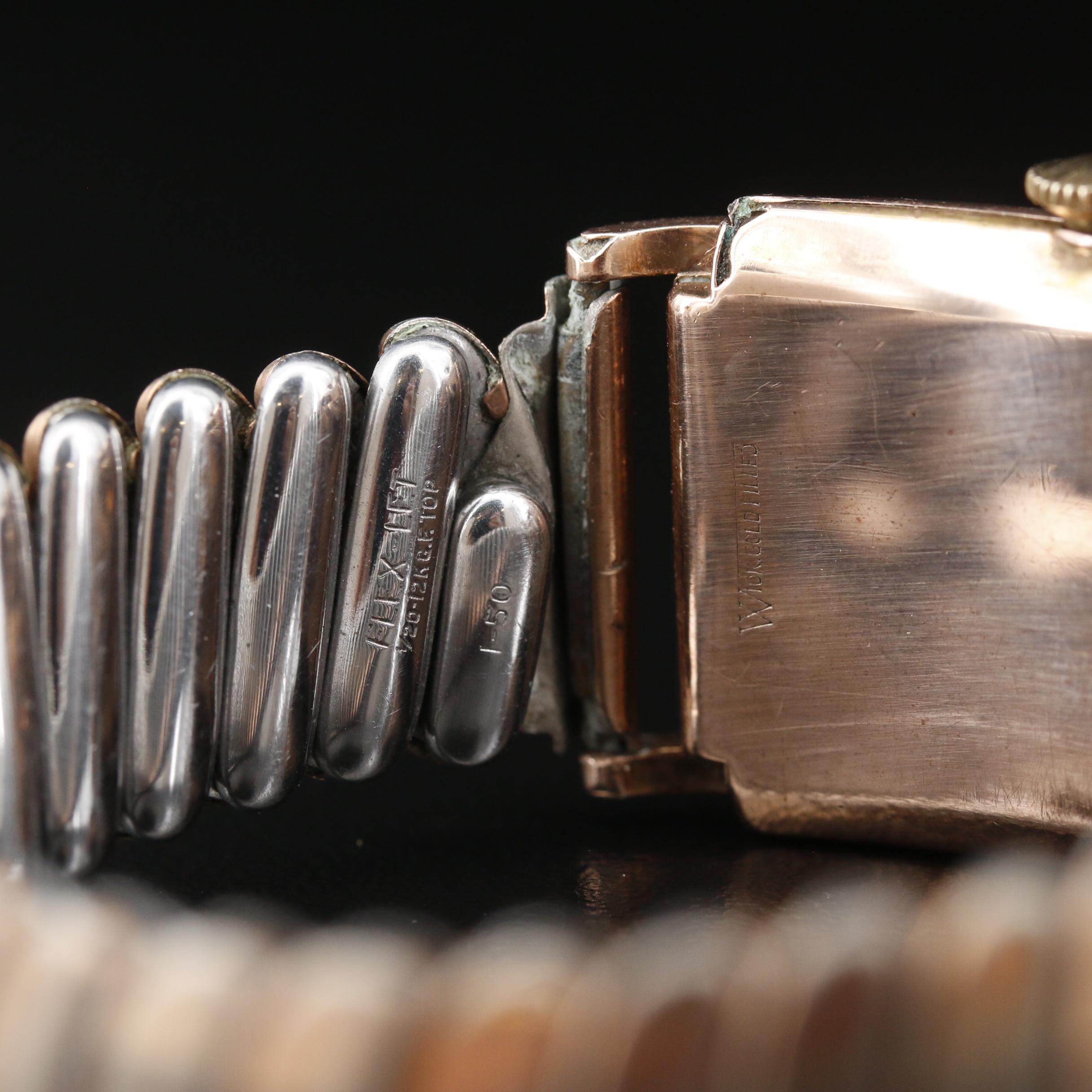 Vintage Gruen Curvex Precision 10K Gold Filled Stem Wind Watch