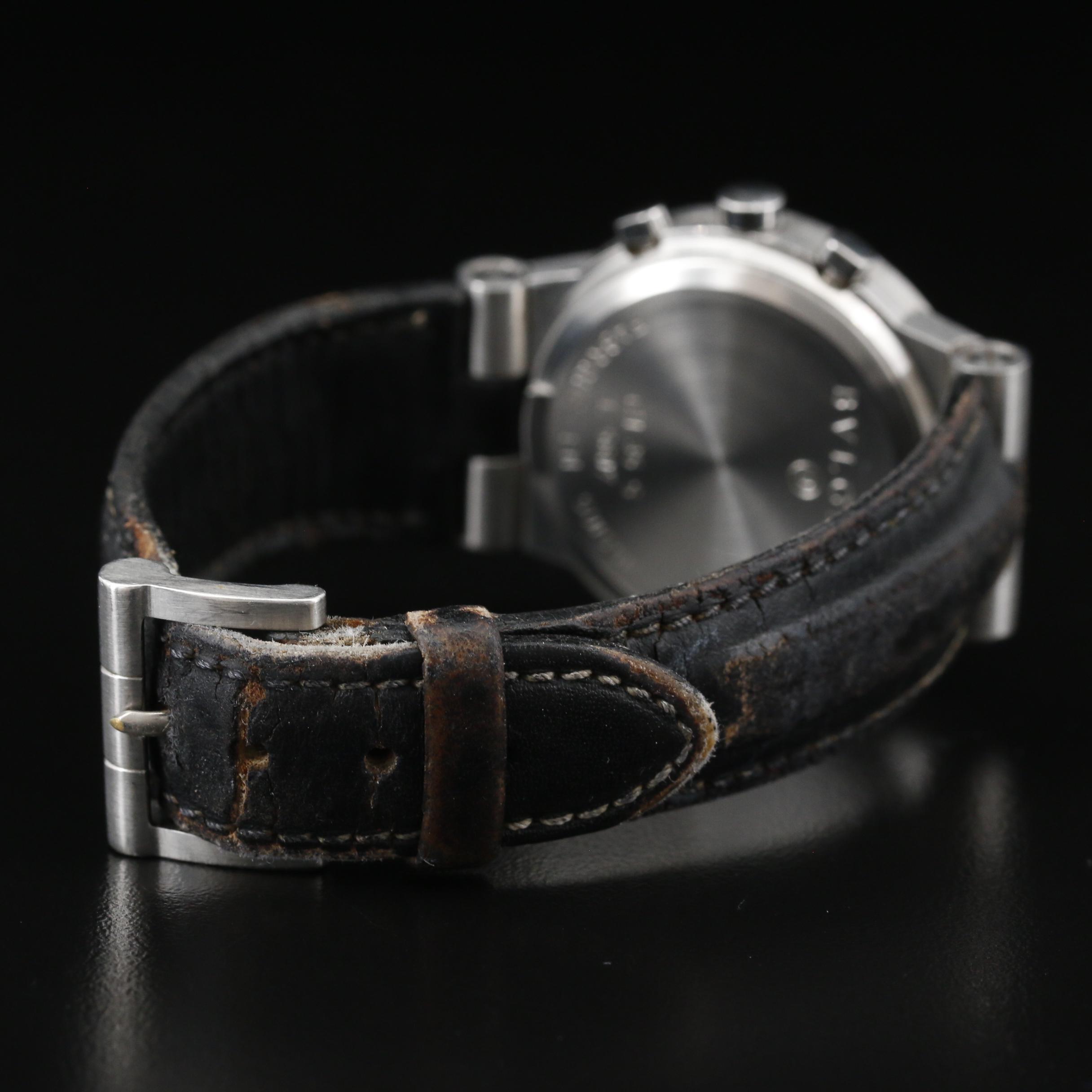 Bvlgari Diagono Chronograph Stainless Steel Meca Quartz Watch