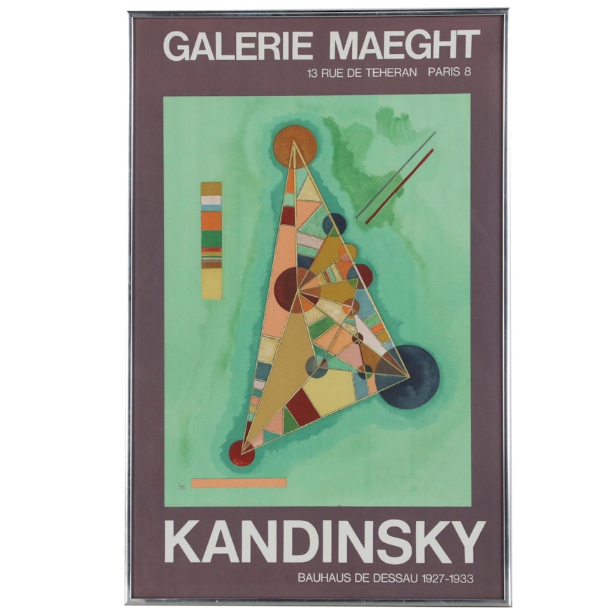 Galerie Maught Exhibition Poster After Wassily Kandinsky, 1965