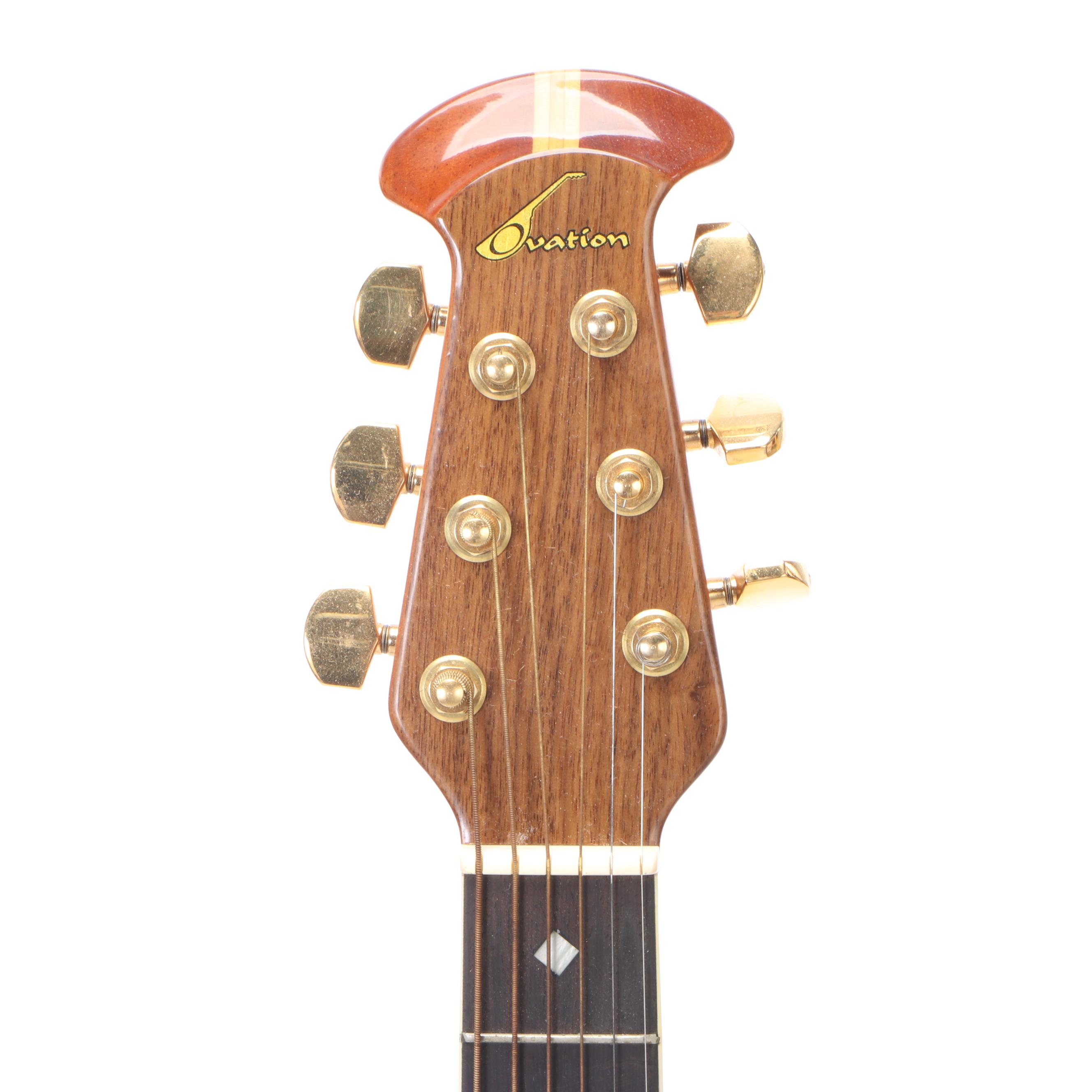 Ovation Legend 1117 Acoustic Guitar with Stand and Storage Case, 1980s