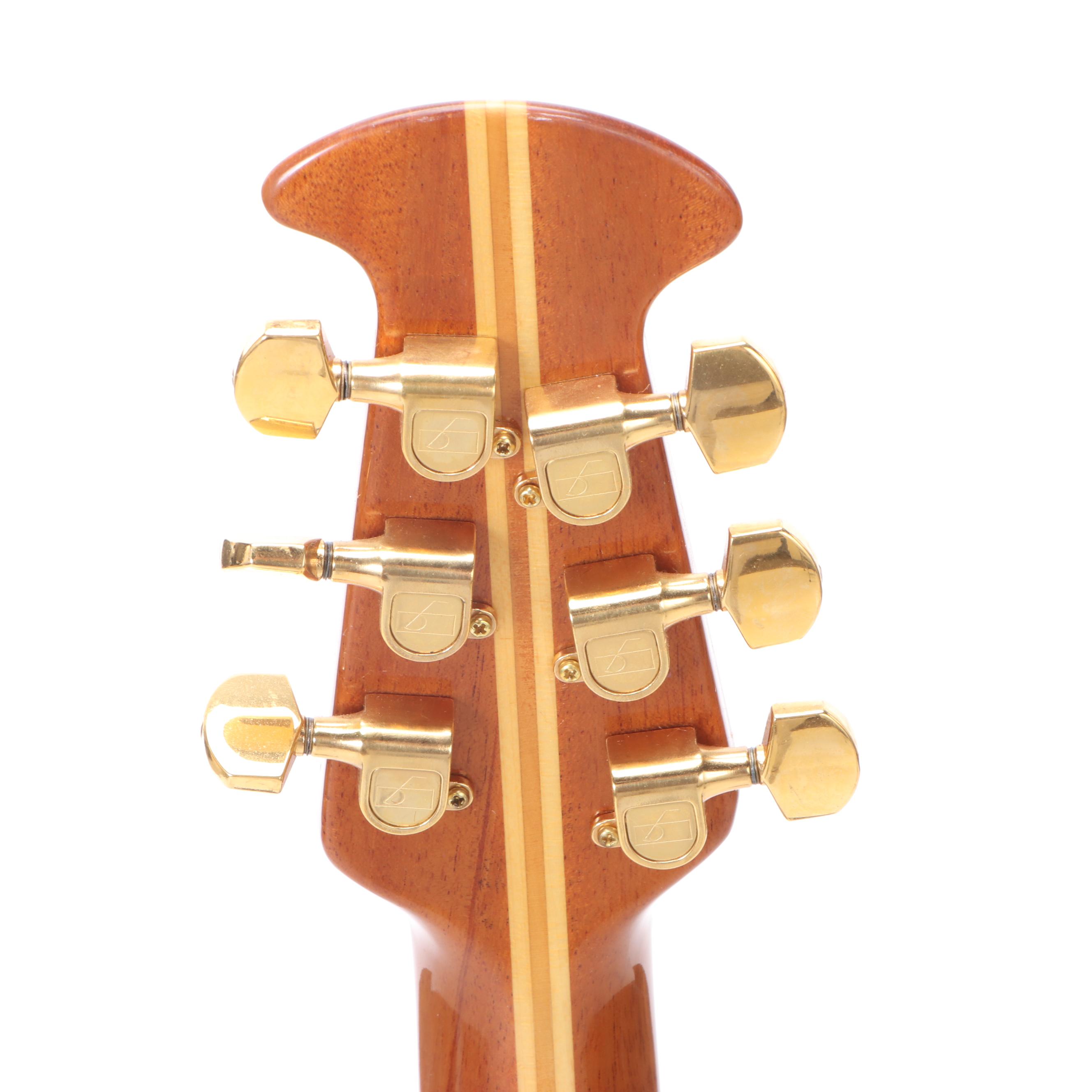 Ovation Legend 1117 Acoustic Guitar with Stand and Storage Case, 1980s