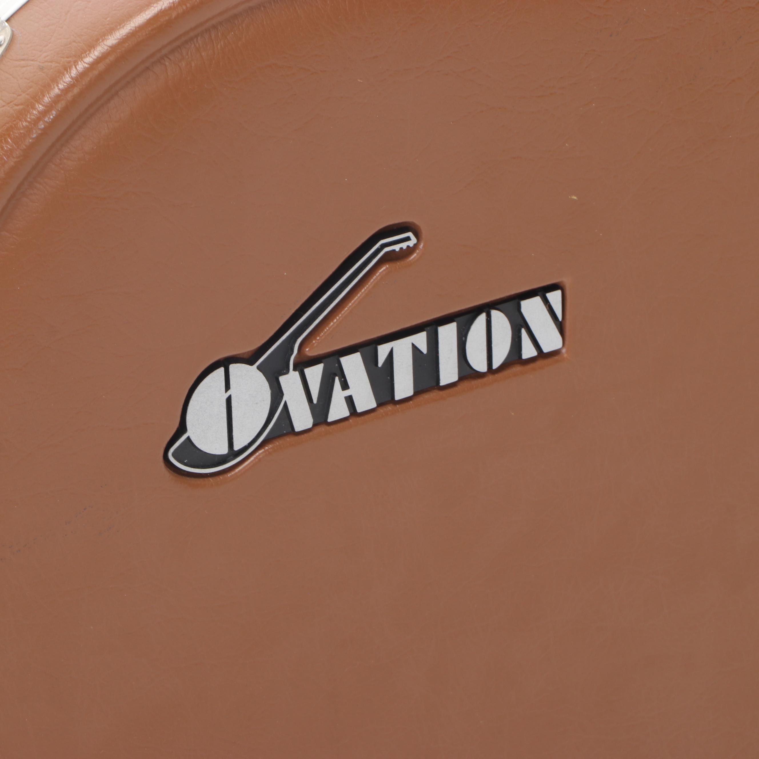 Ovation Legend 1117 Acoustic Guitar with Stand and Storage Case, 1980s