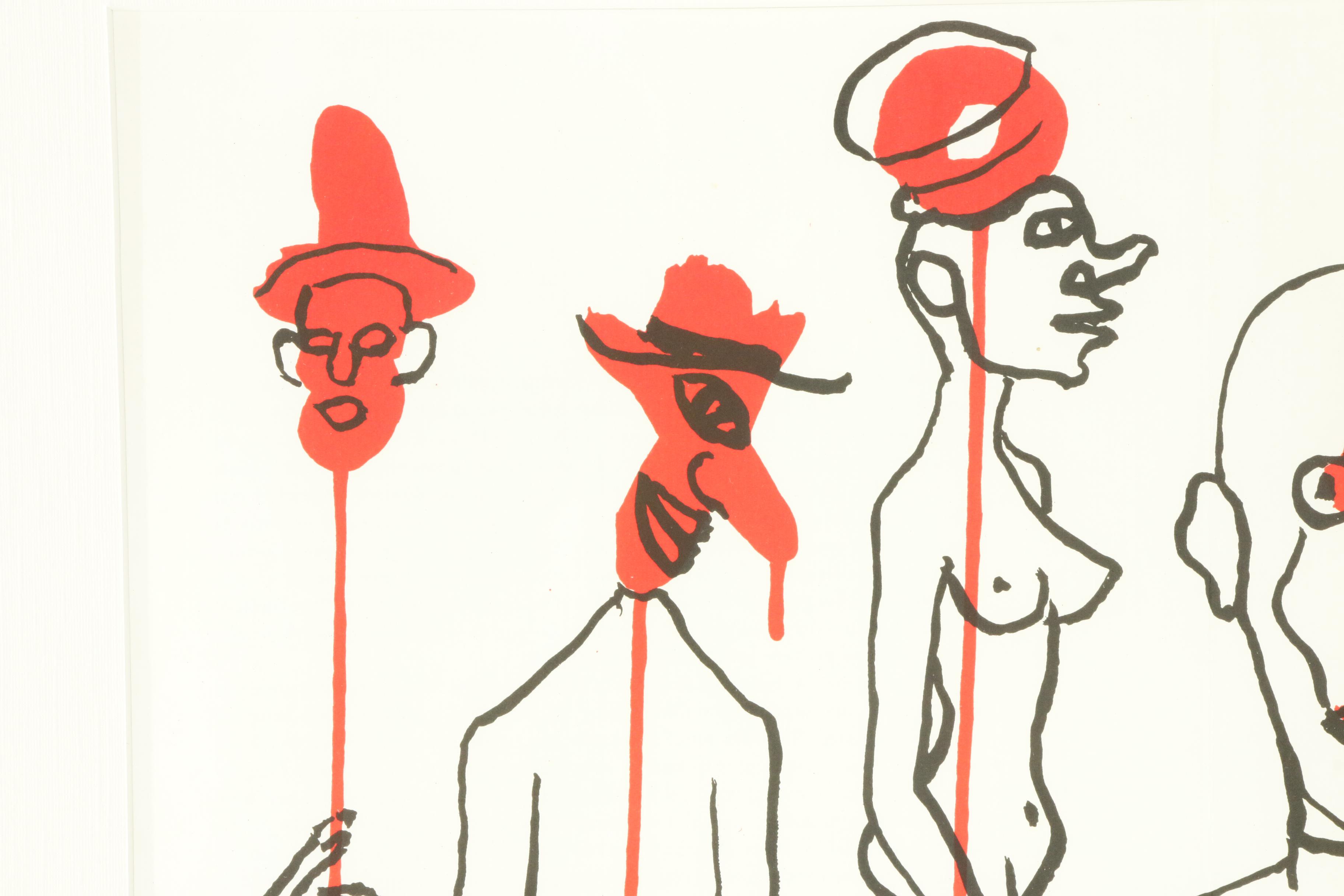 Alexander Calder Double-Page Color Lithograph for "Derrière le Miroir", 1966