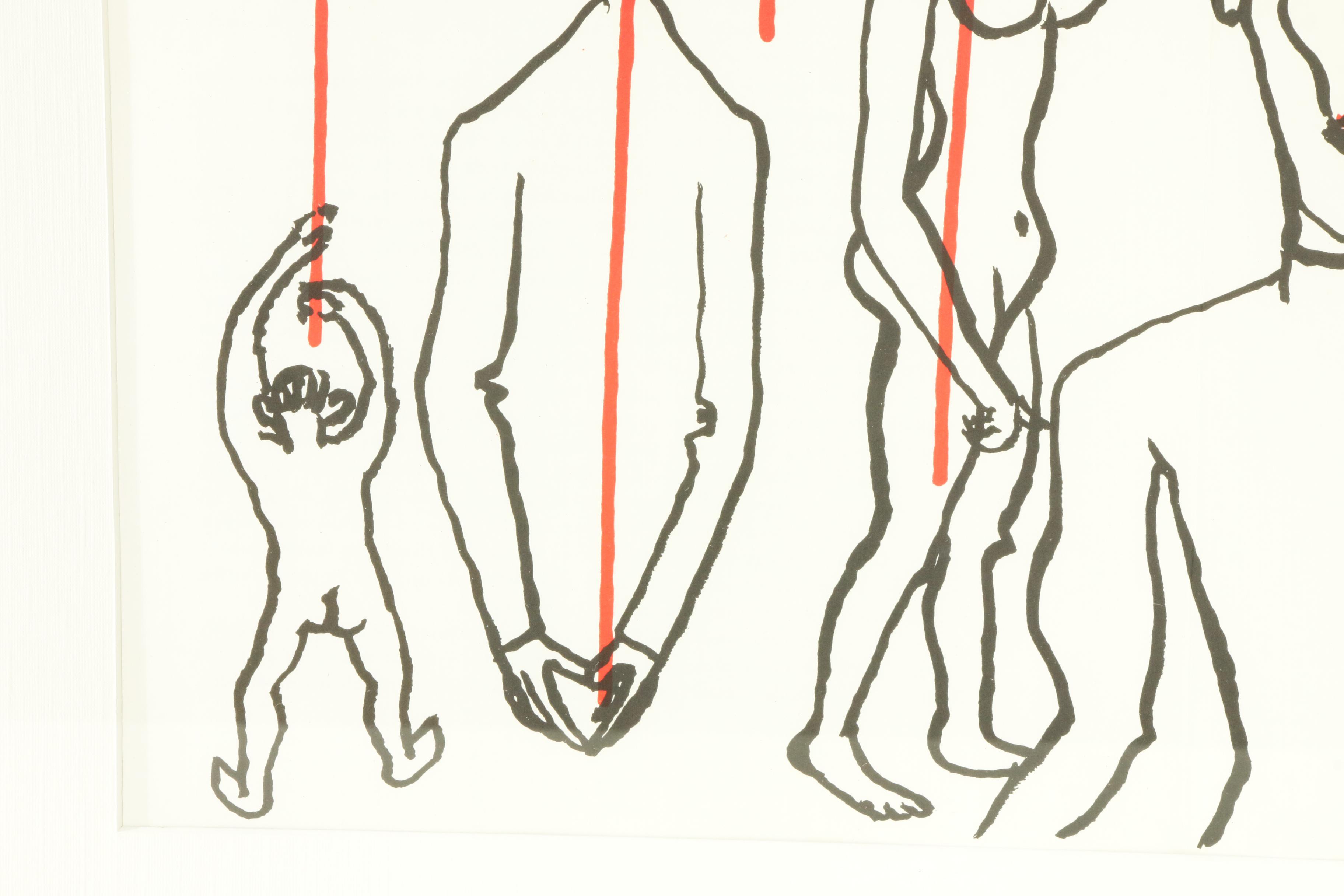 Alexander Calder Double-Page Color Lithograph for "Derrière le Miroir", 1966