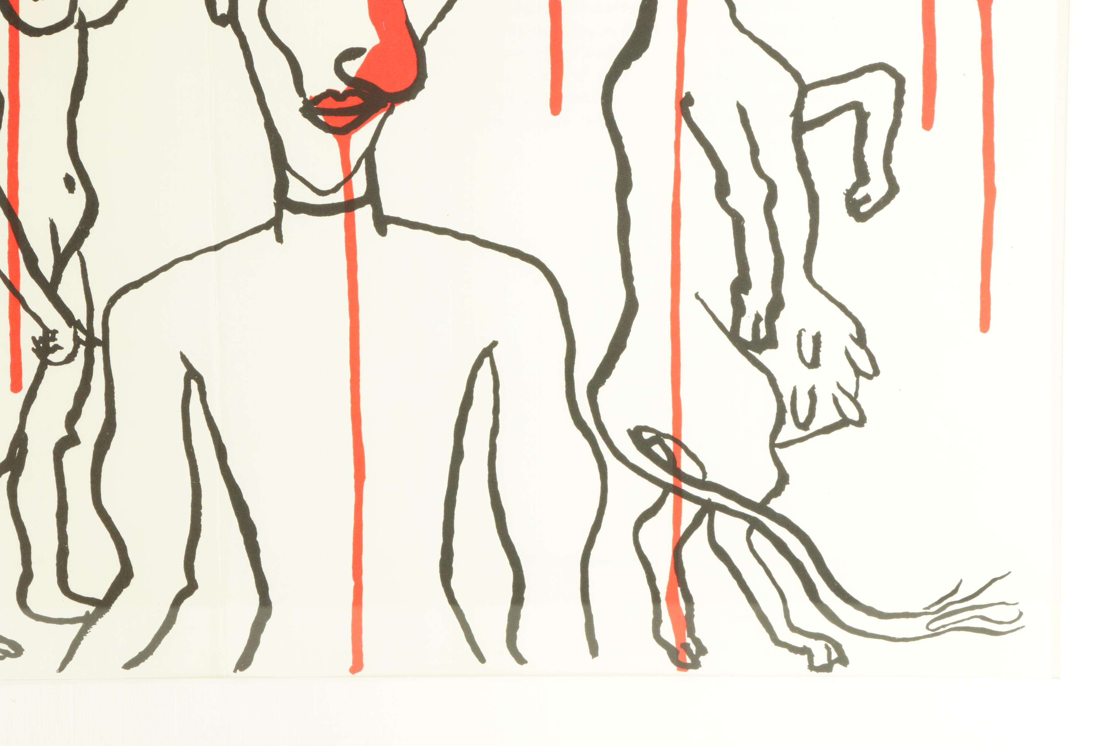 Alexander Calder Double-Page Color Lithograph for "Derrière le Miroir", 1966