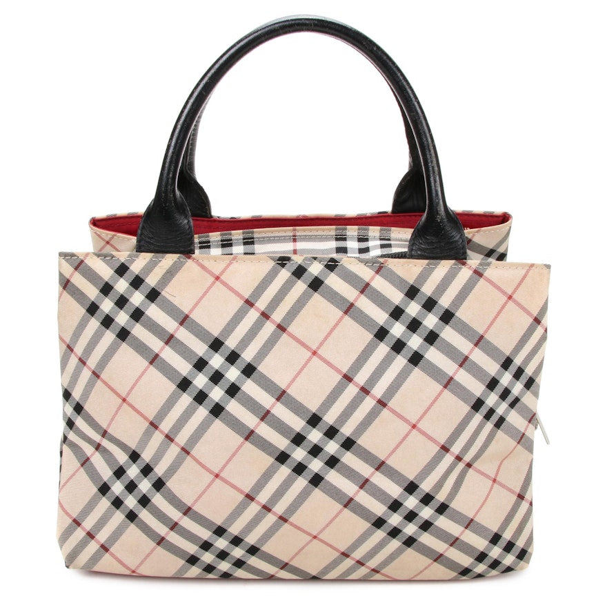 Burberry Blue Label Top Handle Bag in Burberry Blue Label Top Handle Bag in