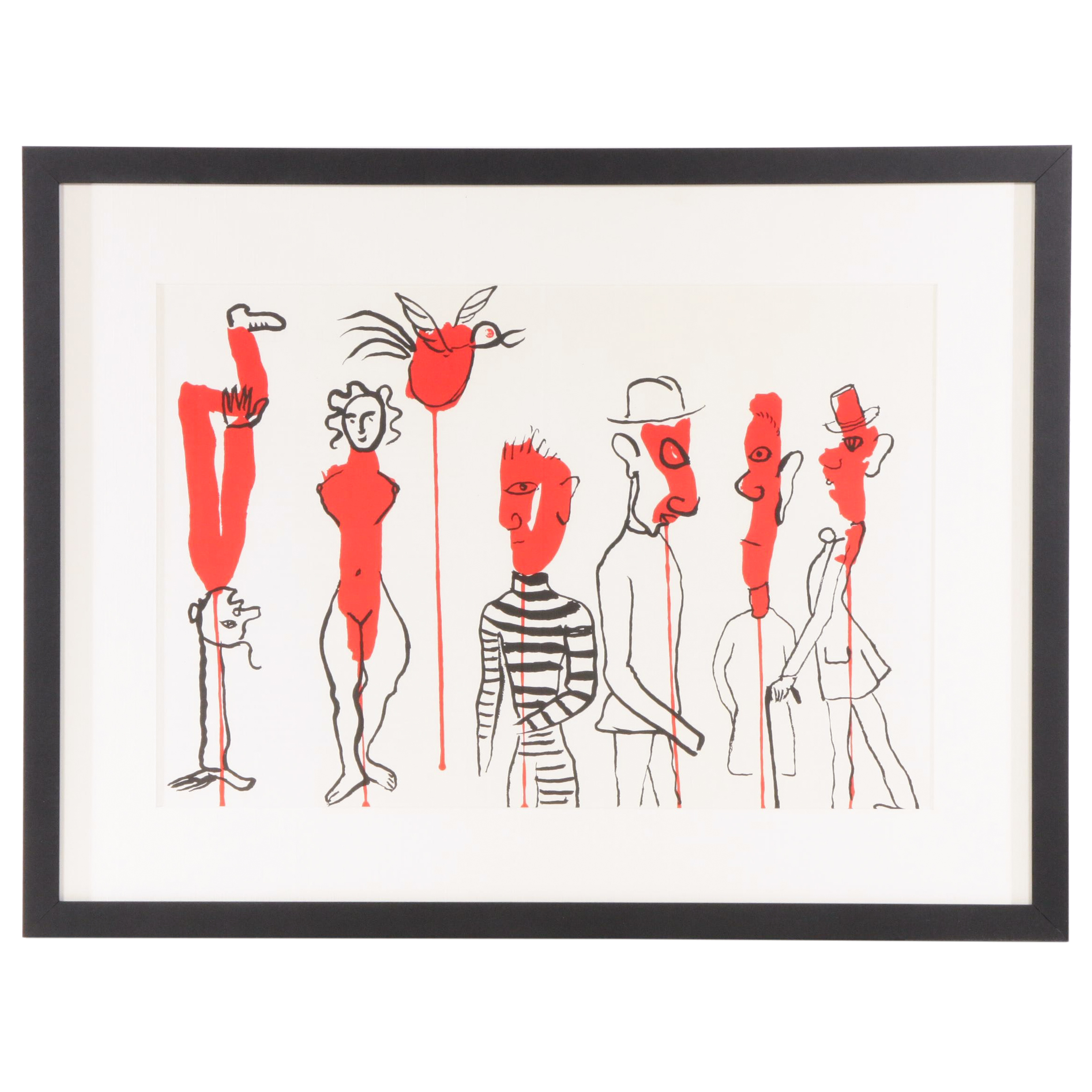 Alexander Calder Double-Page Color Lithograph for "Derrière le Miroir", 1966